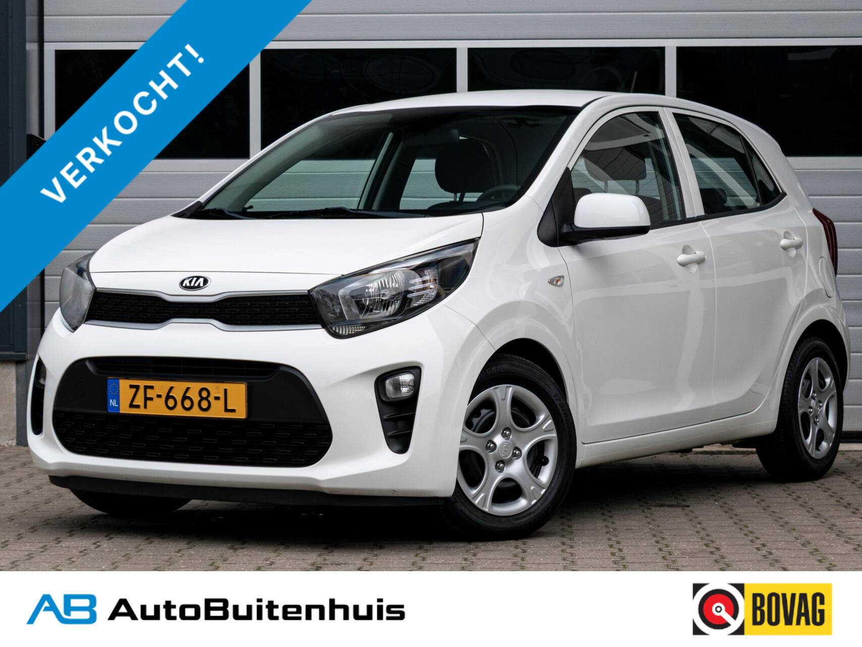Kia Picanto 1.0 CVVT EconomyPlusLine|NL-AUTO!|1e EIGENAAR|5-DRS|ELEK.PAKKET|AIRCO|BLUETOOTH 2019 - voorkant