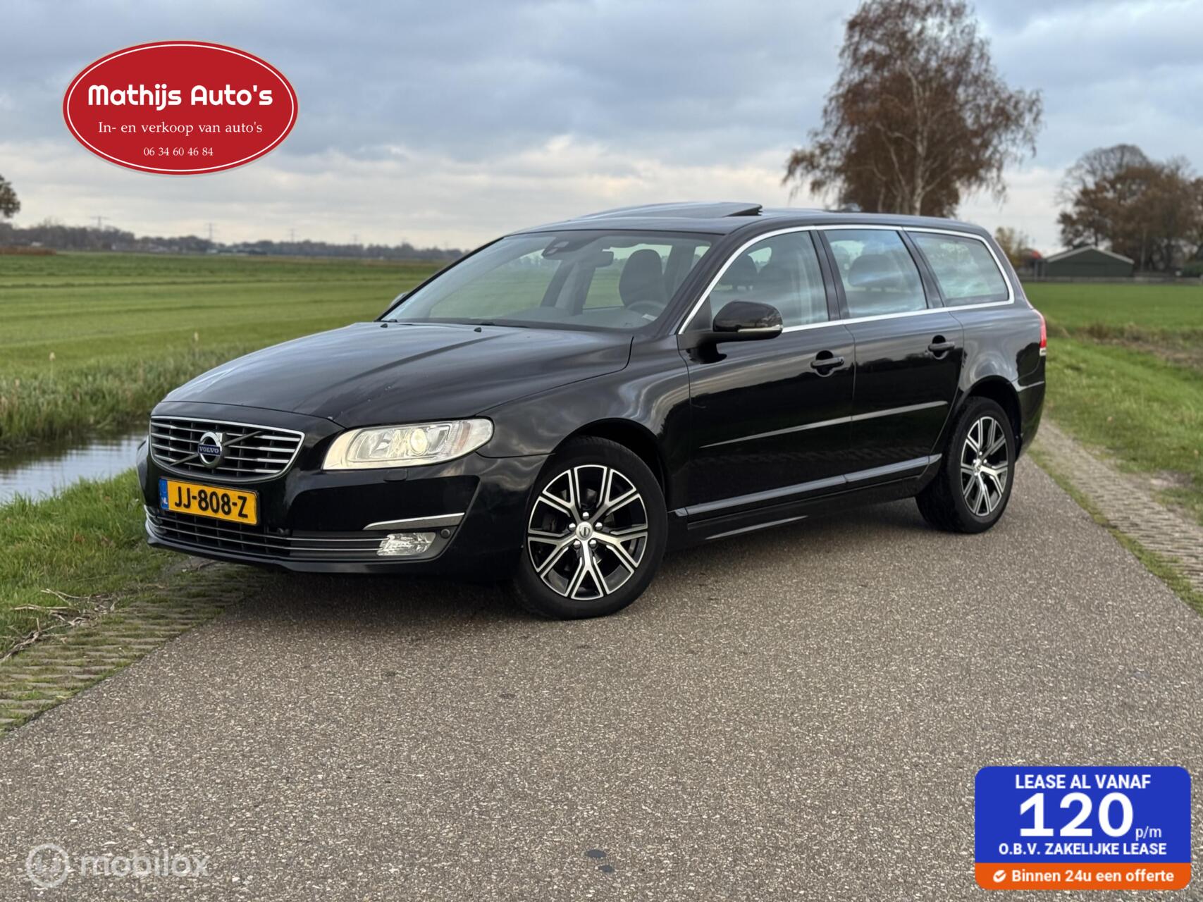 Volvo V70 2.0 D3 Polar+ Nette staat! Veel opties! 2016 - voorkant