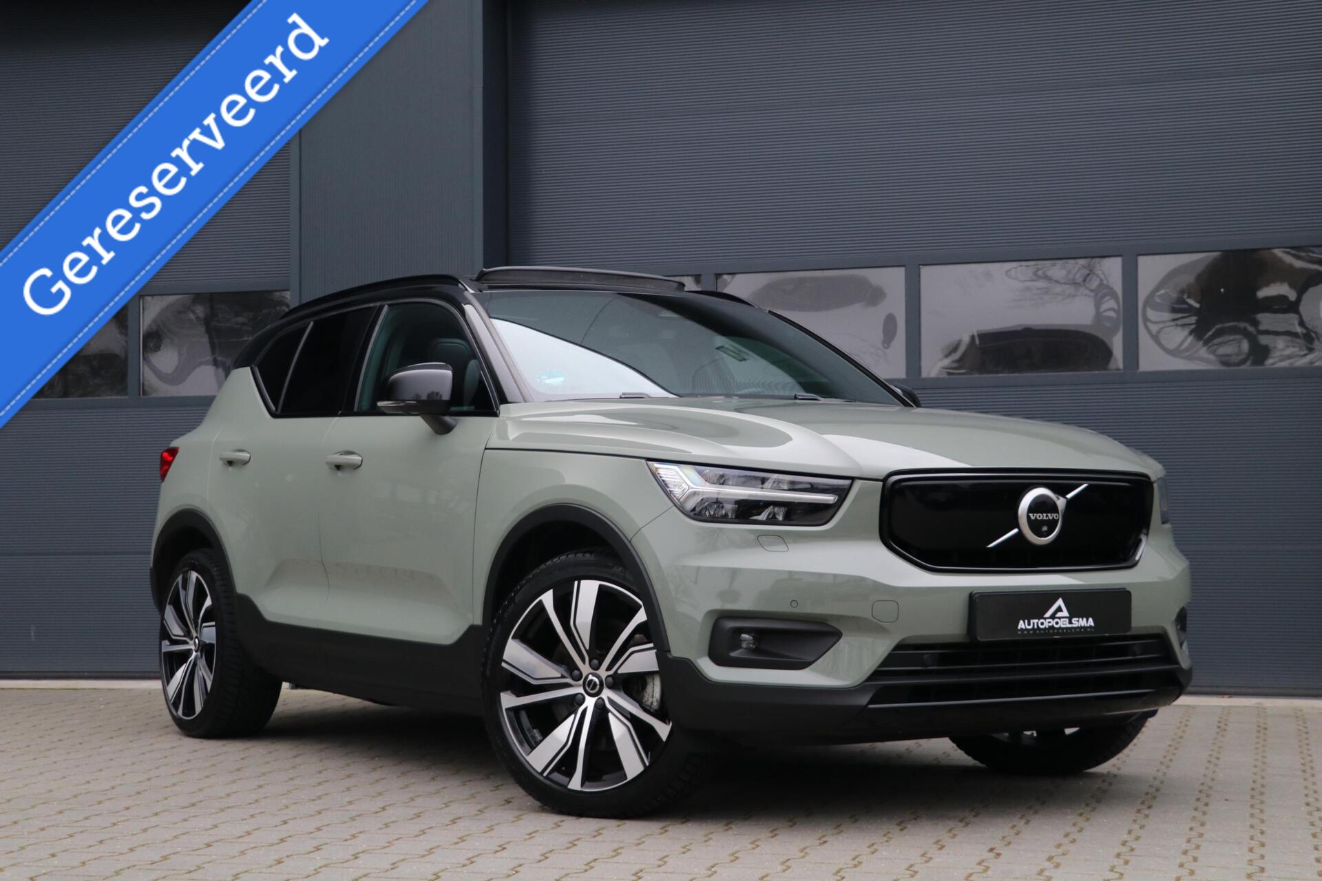 Volvo XC40 Recharge P8 AWD R-Design Panodak 360View AdaptiveCruise Trekhaak TwoTone 19Inch Leder 127000KM BJ2020 2020 - voorkant