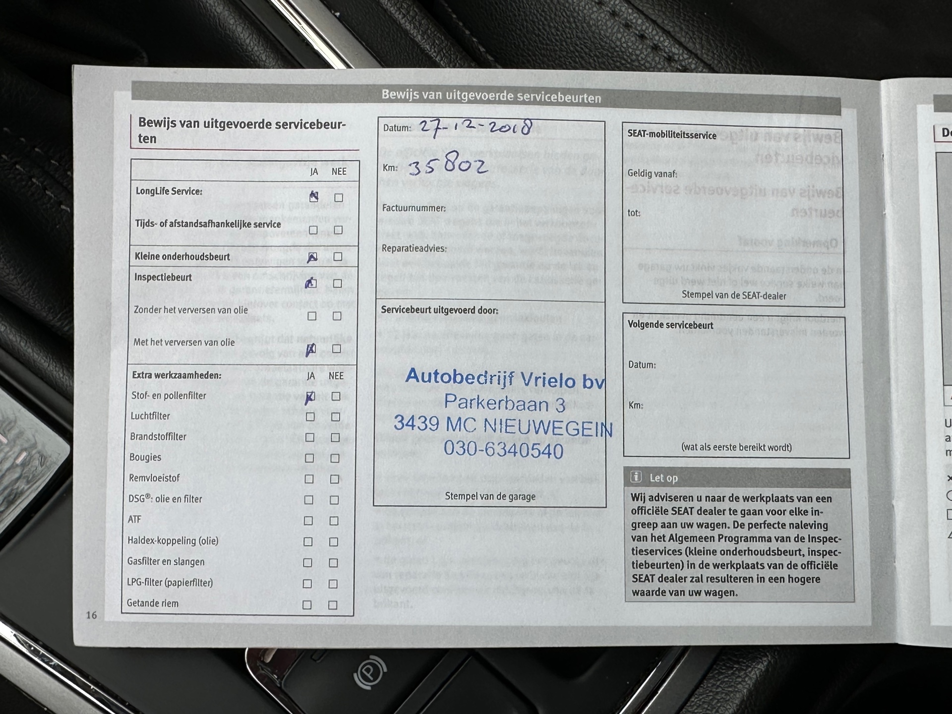Foto van Seat Leon