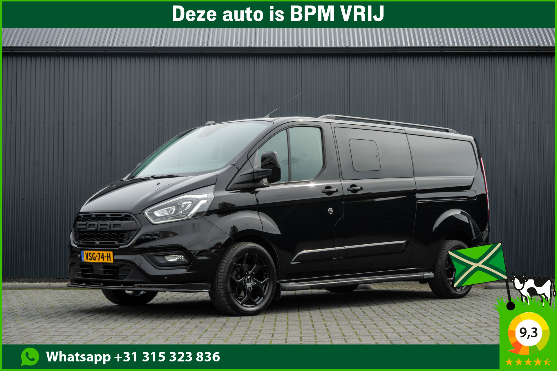 Ford Transit Custom 2.0 EcoBlue L2H1 | 170 PK | Automaat | LED | Camera | Schuifdeur L+R | PDC 2022 - voorkant