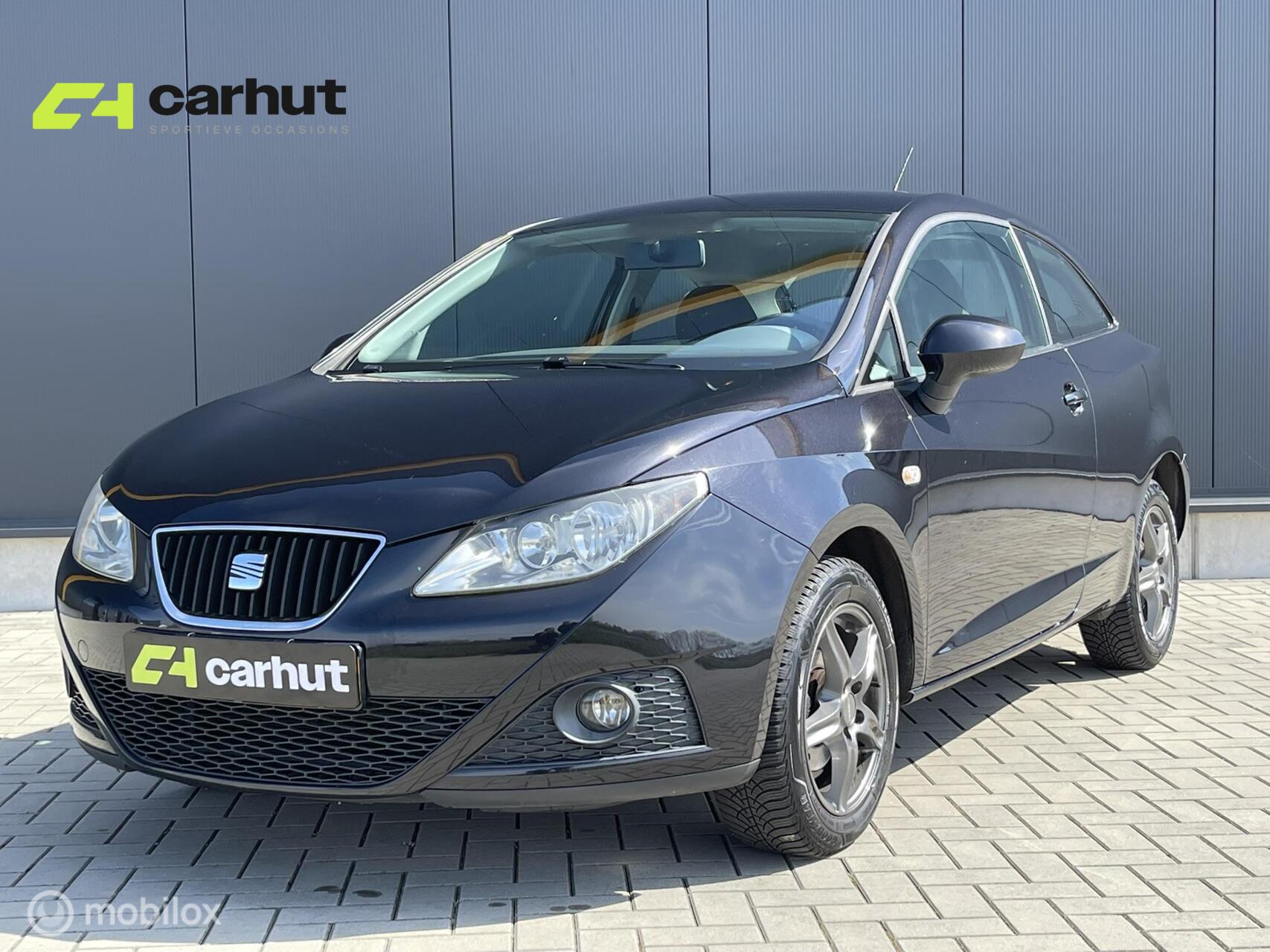 Seat Ibiza 1.4  slechts 136.000 KM|Carplay| Cruise| boekjes|all season banden 2010 - voorkant