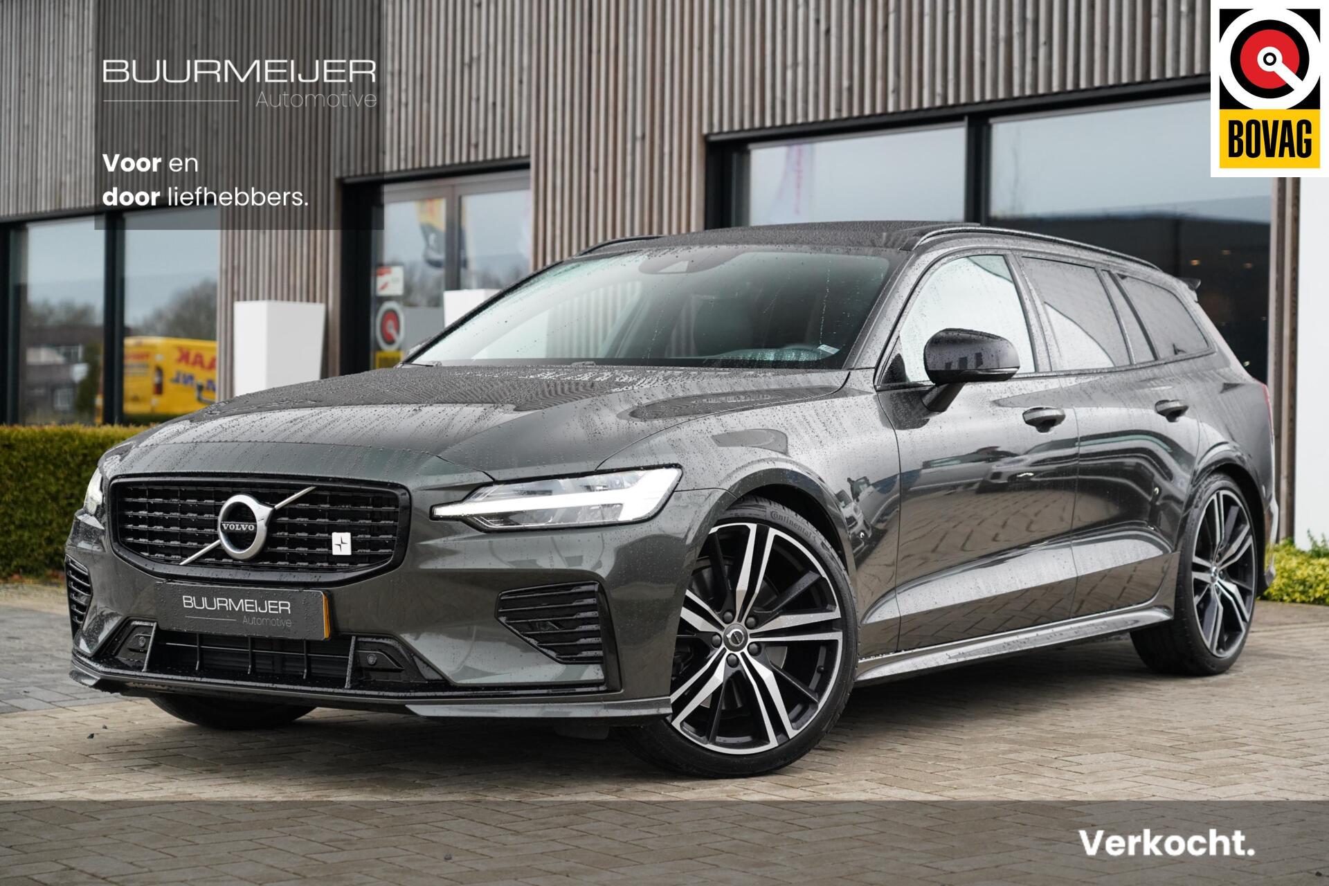 Volvo V60 2.0 T5 R-Design | Polestar Engineered | Panoramisch schuif/kanteldak | 20'' inch lichtmetalen velgen | Stoelverwarming | Liefhebbers auto! | Stoelverwarming | Climate control | 2019 - voorkant