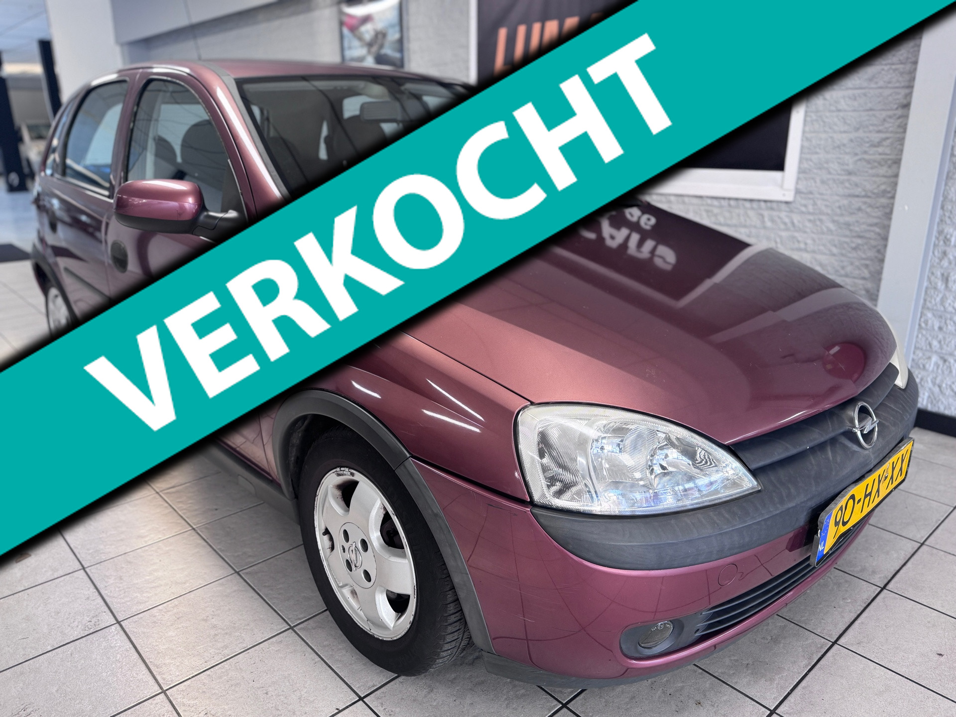Opel Corsa-c 1.4-16V Elegance | Airco |5 Deurs |nieuwe apk| 2002 - voorkant
