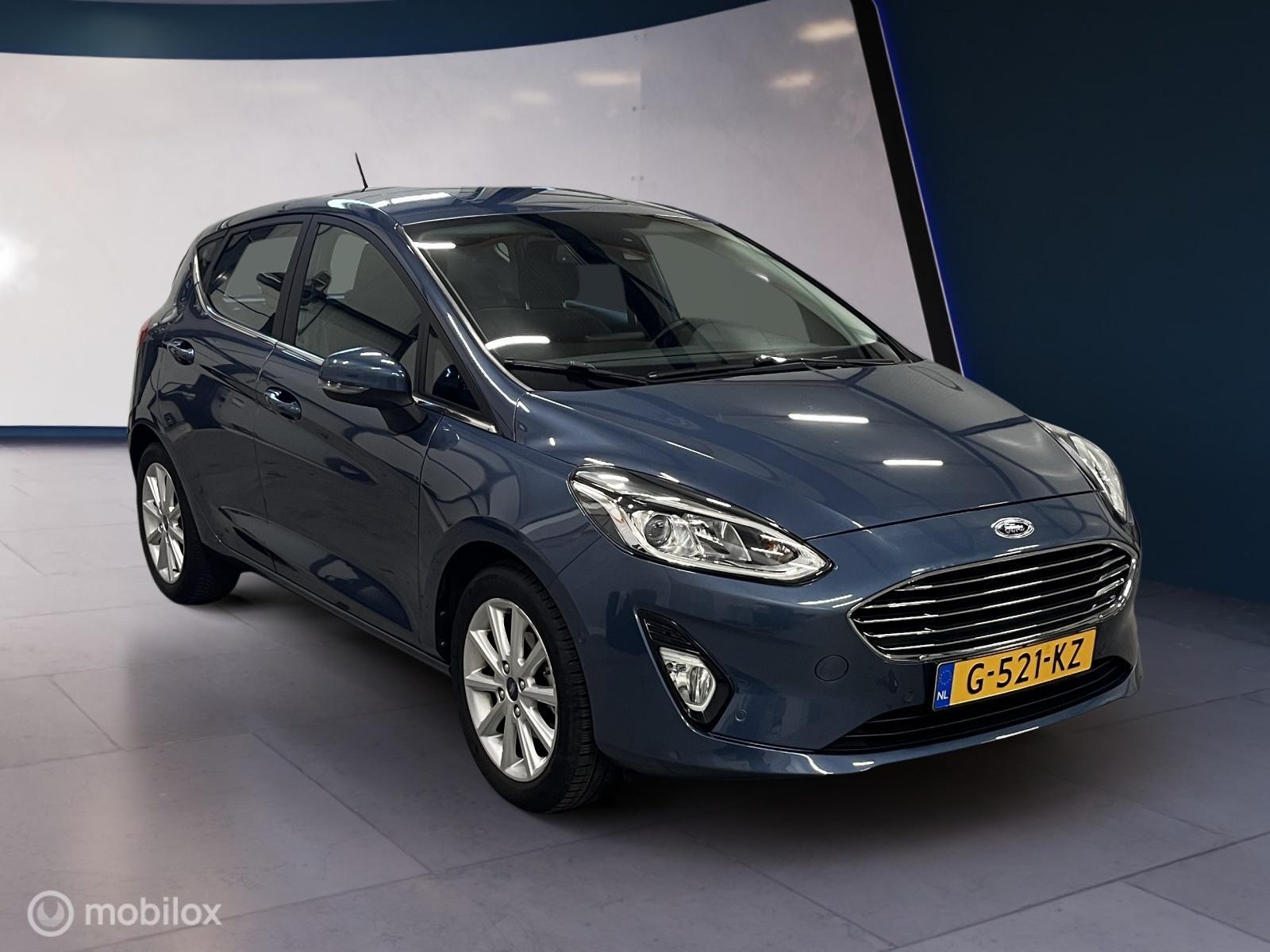 Ford Fiesta 1.0 EcoBoost Titanium ✓Clima✓Camera✓Applecar✓NAP 2019 - voorkant