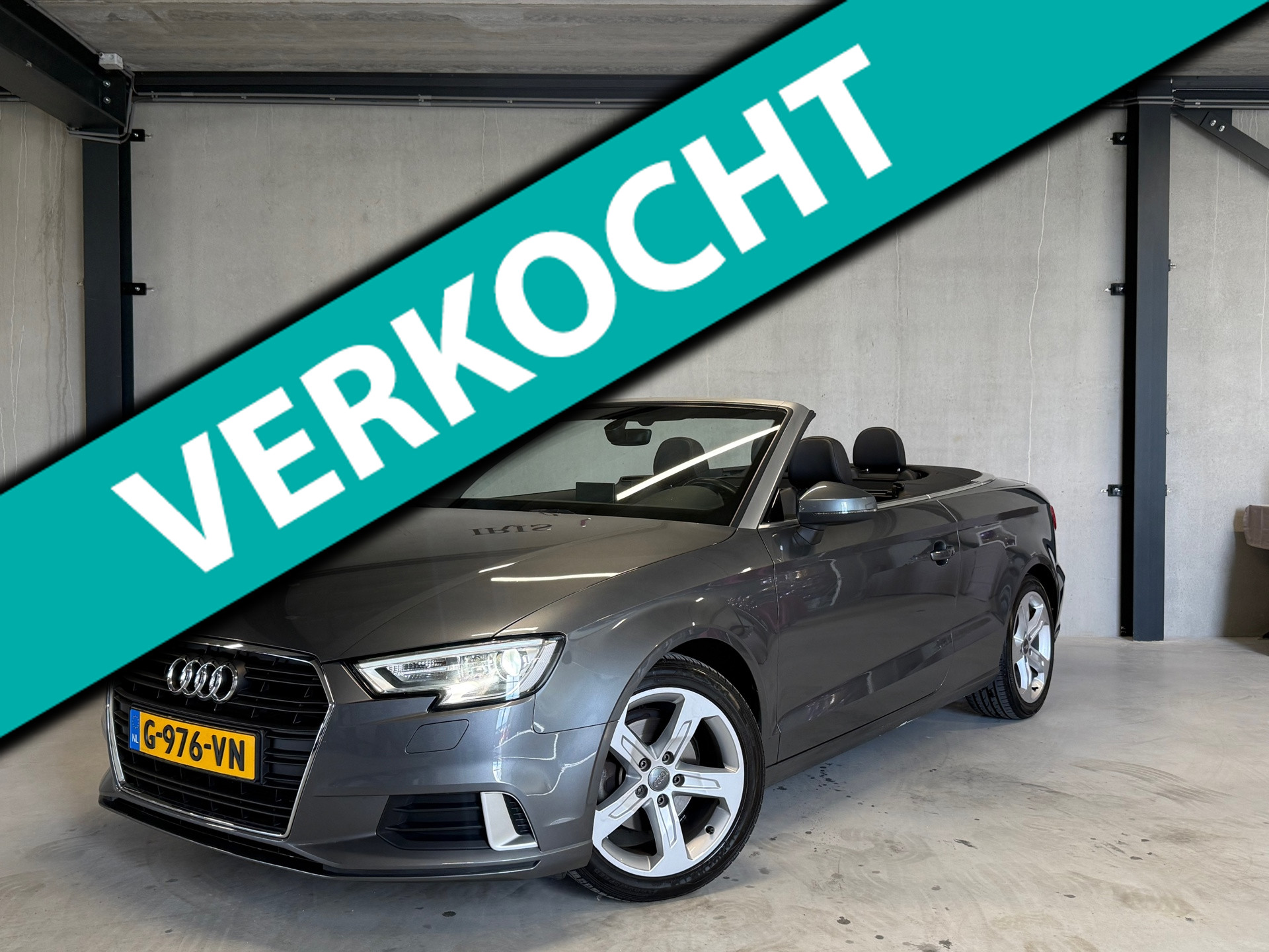Audi A3 Cabriolet 1.4 TFSI CoD - Volleder - Stoelverwarming 2017 - voorkant