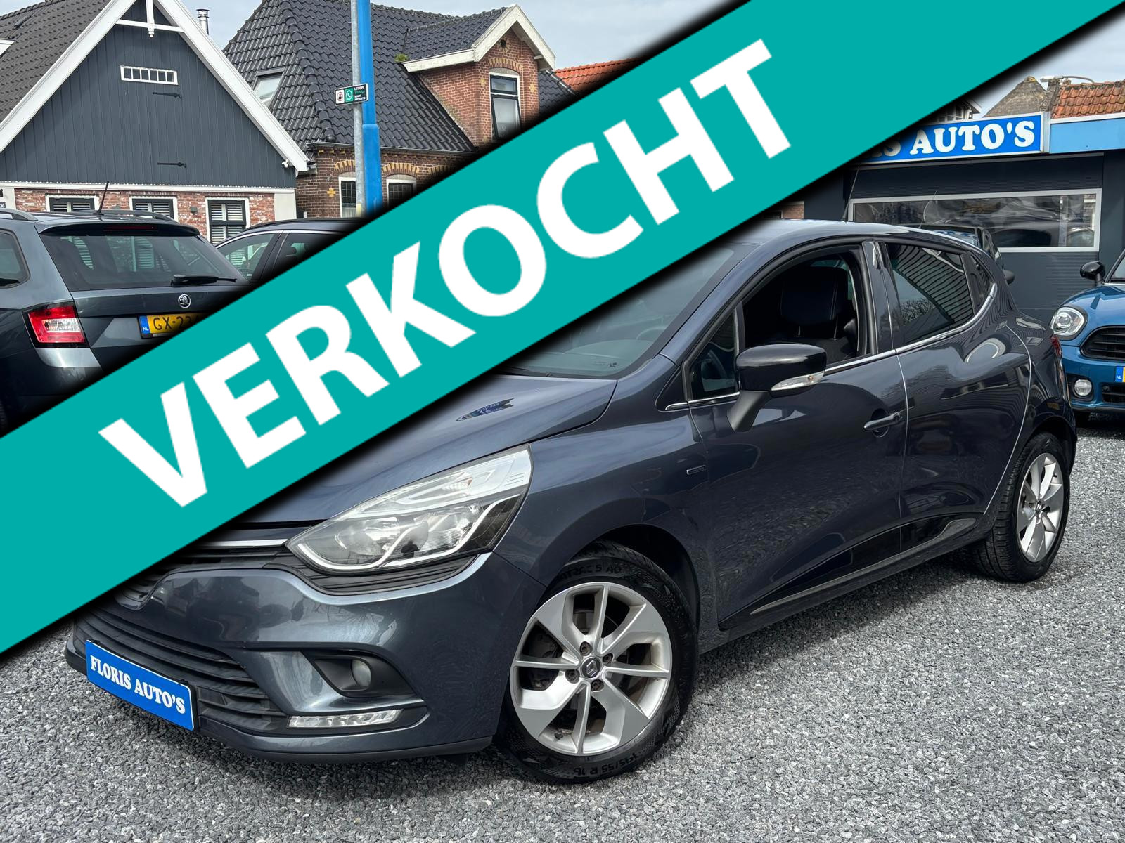 Renault Clio 0.9 TCe Limited|Bluetooth|Cruise|Parkeersensoren| 2016 - voorkant