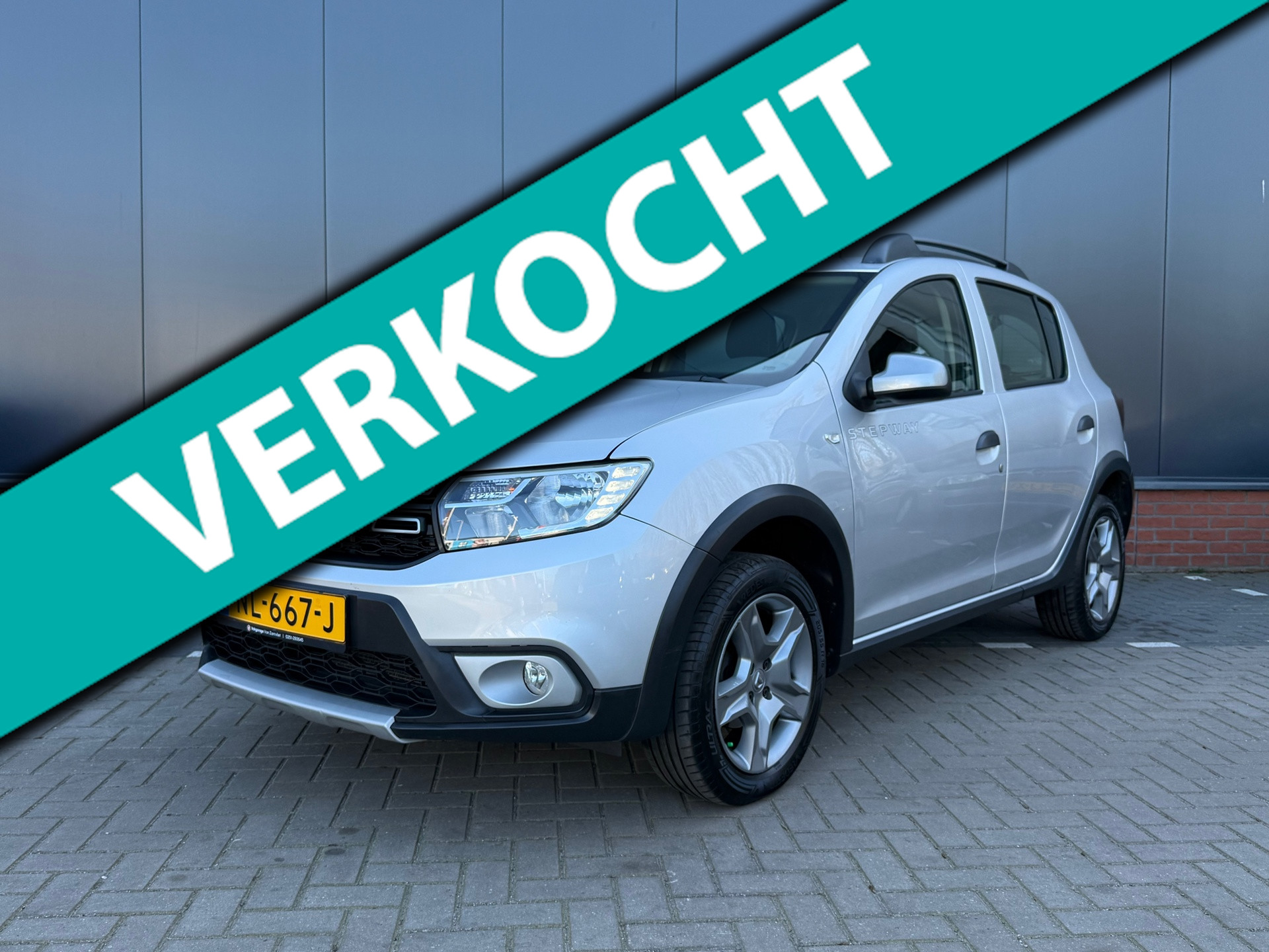 Dacia Sandero 0.9 TCe Stepway Laureate (Eerste eigenaar|12 mnd BOVAG-garantie) 2017 - voorkant