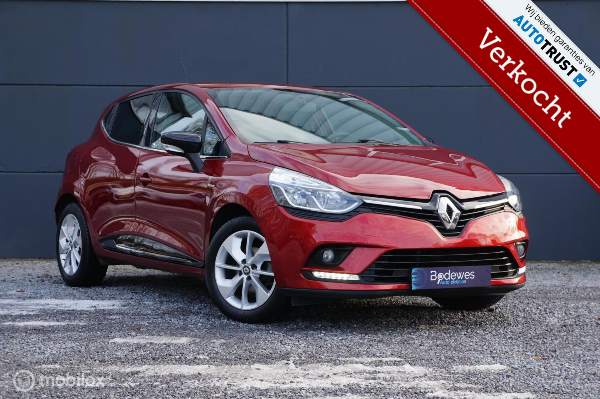 Renault Clio 0.9 TCe 90pk Limited Navi Cruise PDC Bluetooth! 2017 - voorkant