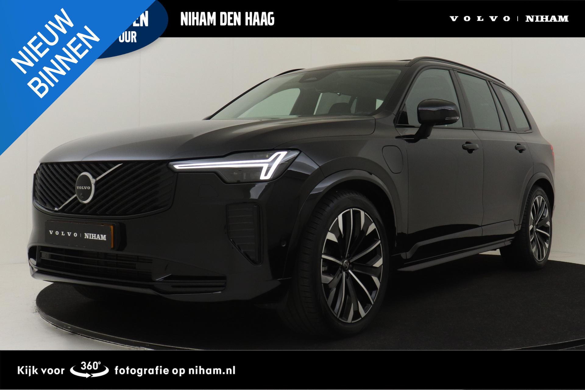Volvo Xc90 2.0 T8 Plug-in hybrid AWD Ultra Dark 2025 - voorkant