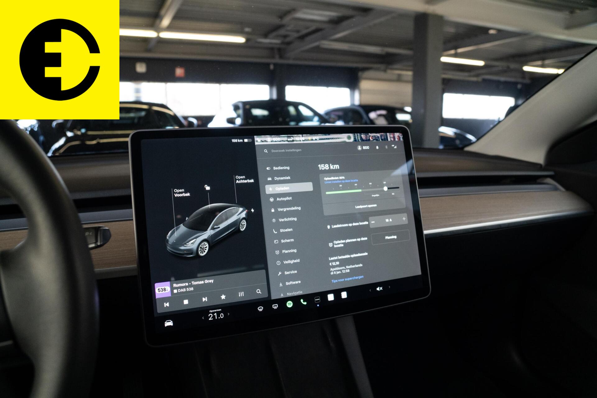 Foto van Tesla Model 3