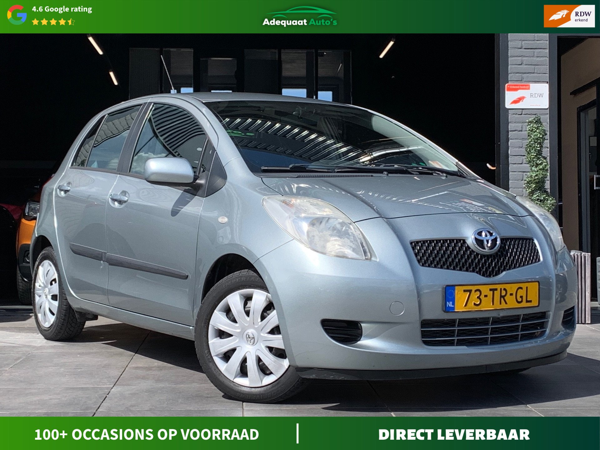 Toyota Toyota Yaris 1.3 VVTi Sol MMT|AUT|NAP|Carplay|Trekhaak|PDC 2007 - voorkant