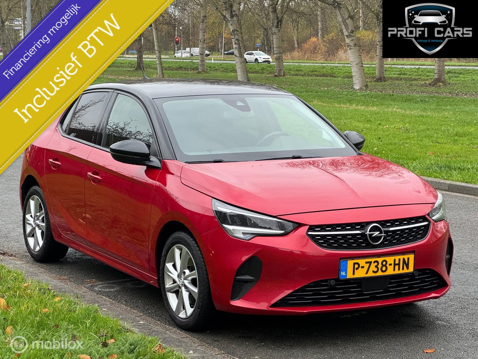 Opel Corsa 1.2 GS-Line Automaat Carplay Camera Lineassist Dodehoeksensor 2022 - voorkant