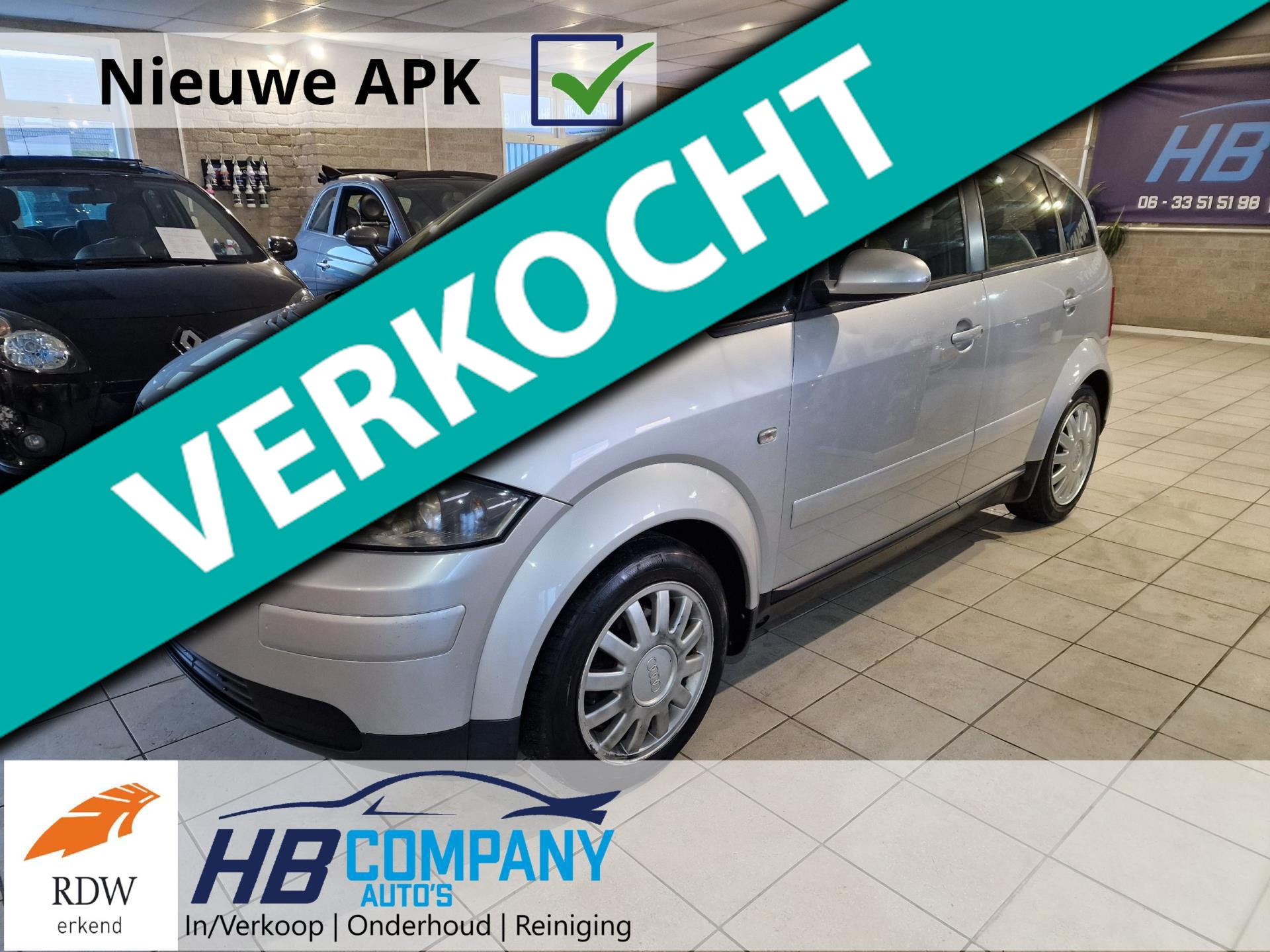 Audi Audi A2 1.4 exclusive | Nieuwe APK | Airco 2002 - voorkant