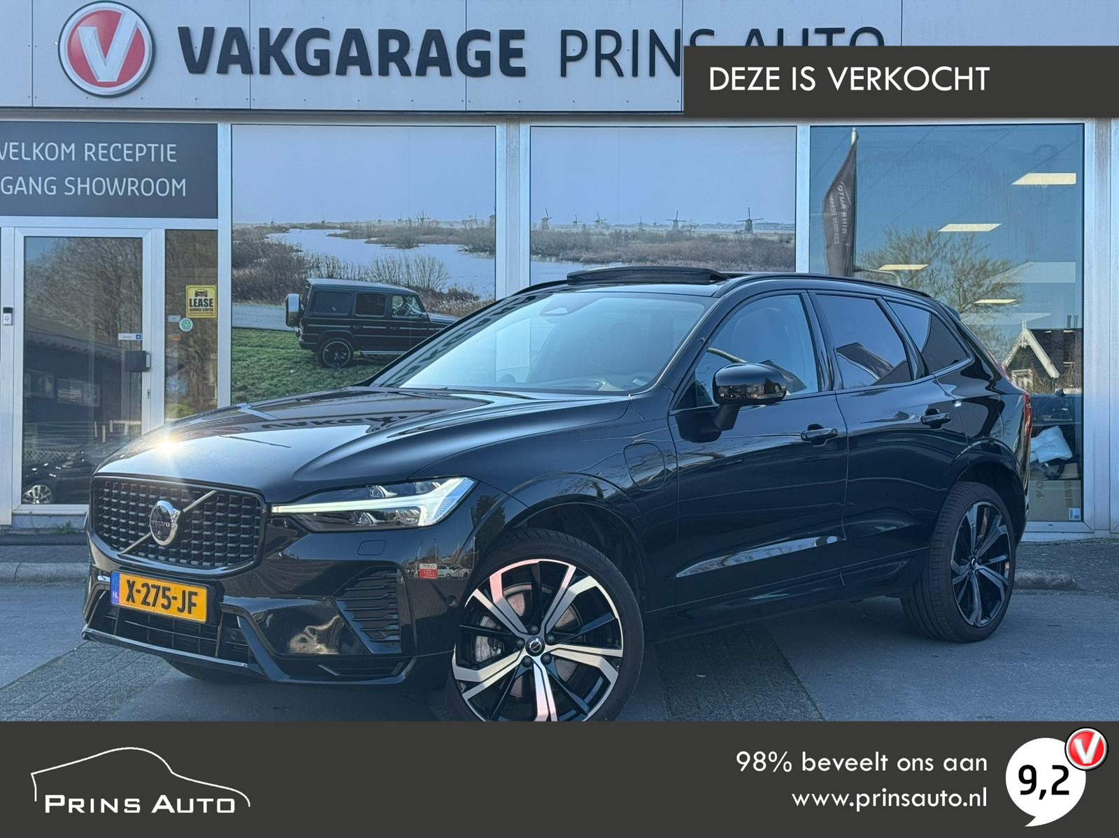 Volvo Xc60 2.0 T6 Plug-in hybrid AWD Ultimate Dark 2023 - voorkant