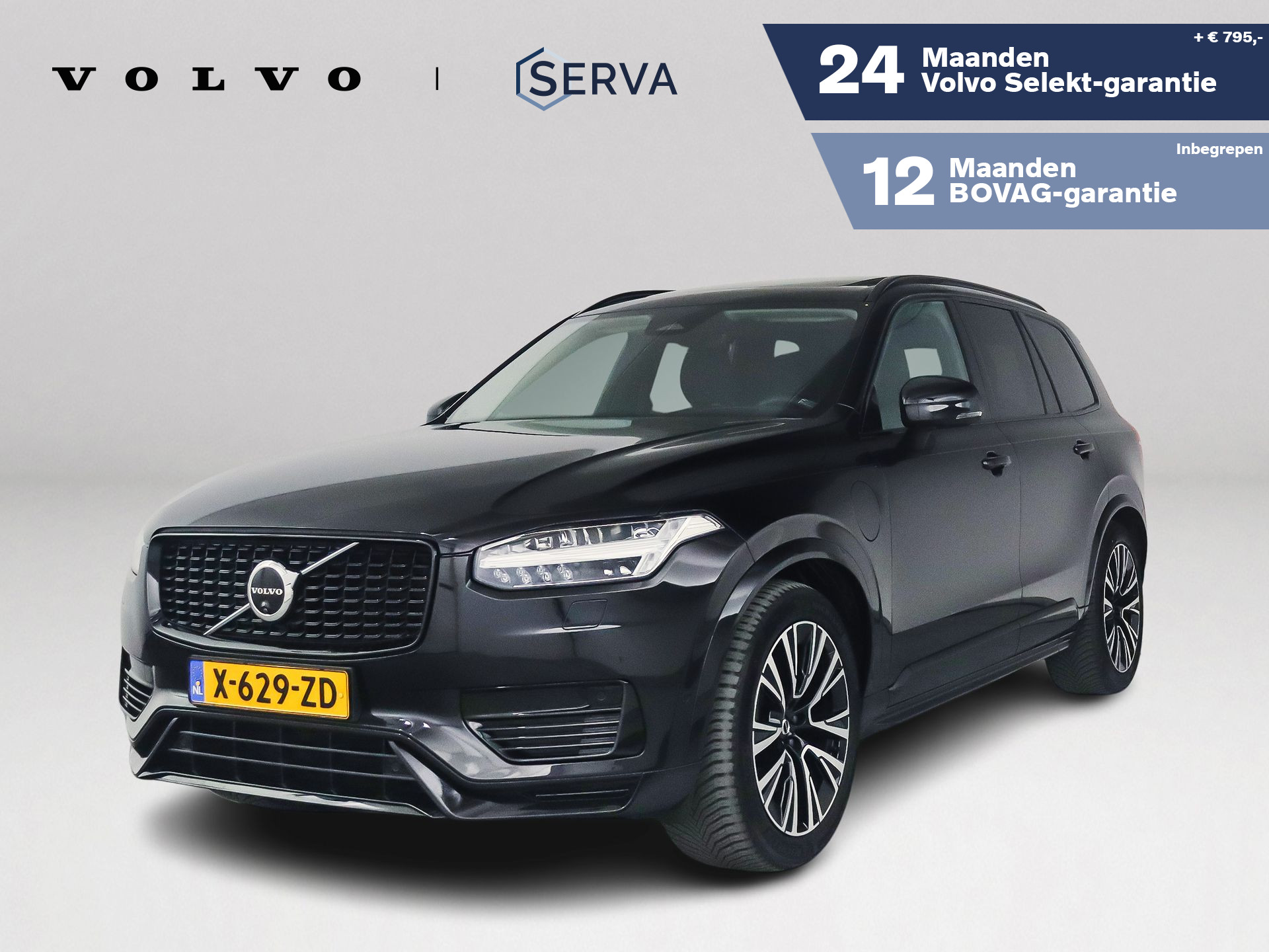 Volvo Xc90 T8 Recharge AWD Ultimate Dark | Panoramadak | 360° camera | Luchtvering | Harman Kardon | Head-up display | Stoel- en Stuurverwarming | Trekhaak 2024 - voorkant