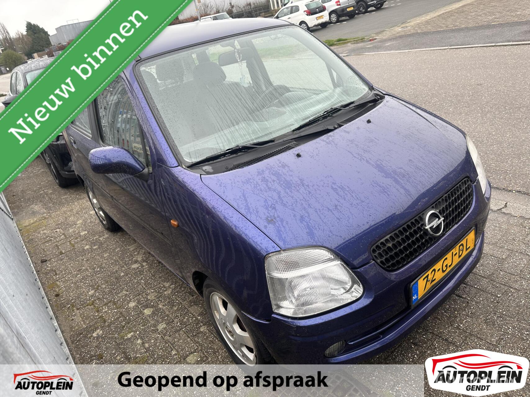Opel Agila 1.2-16V Elegance 69.000 km!! INRUILKOOPJE! 2000 - voorkant
