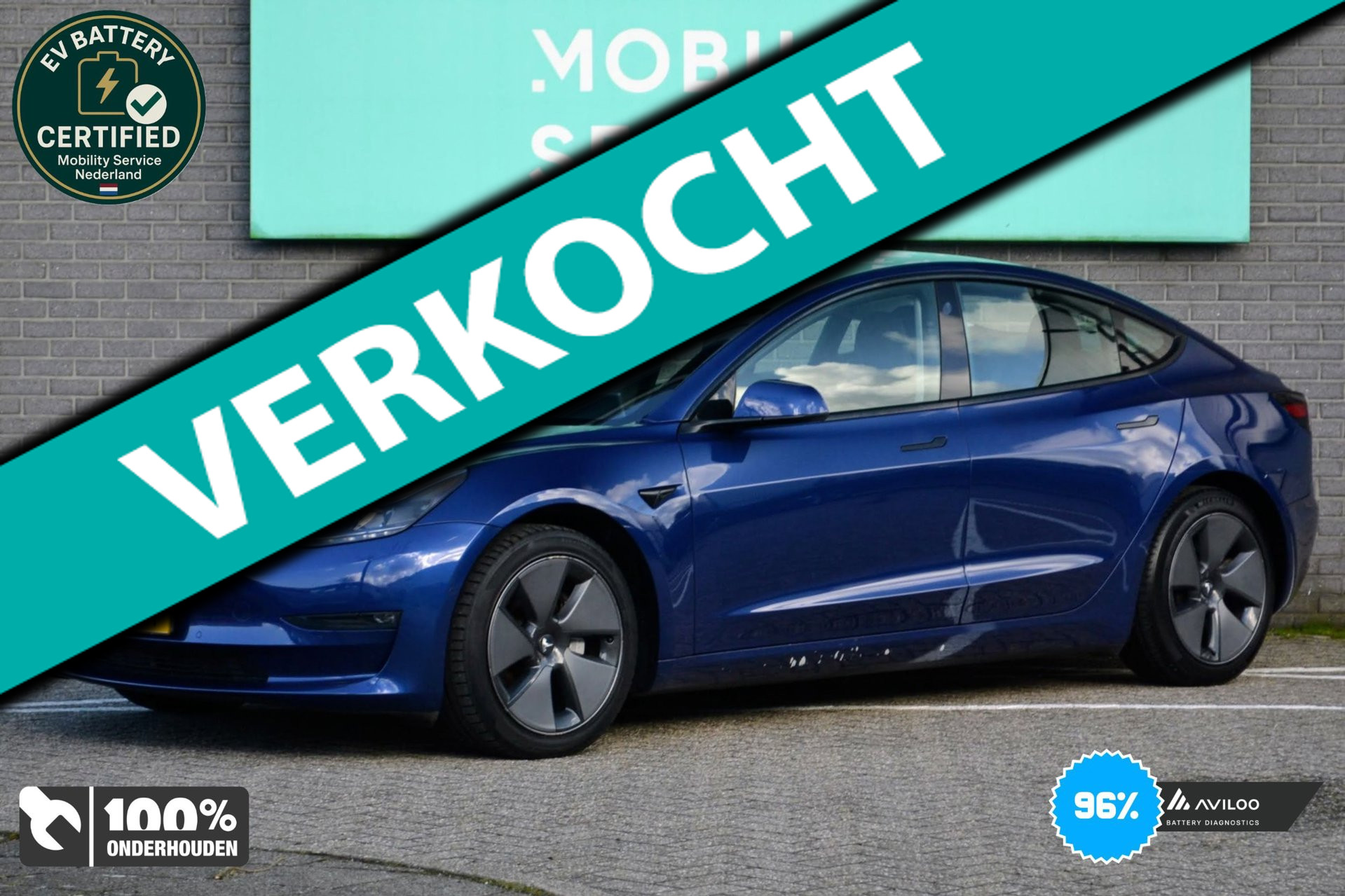 Tesla Model 3 Long Range AWD 75 kWh SOH96% Pano AutoPilot LED ACCU- CHECK 2020 - voorkant