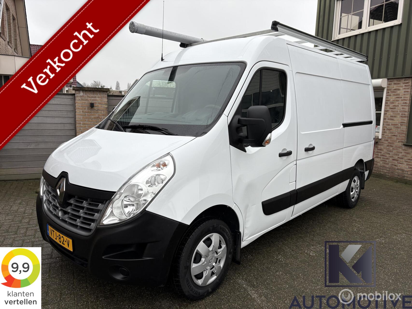 Renault Master T35 2.3 dCi L2H2 Energy|2 Schuifdeuren|Trekhaak|EURO6|Imperiaal 2018 - voorkant