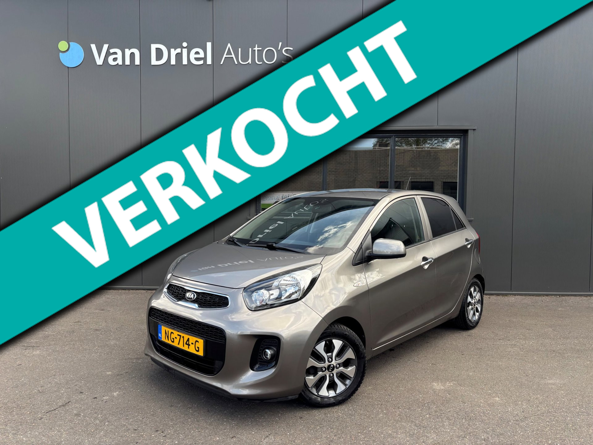 Kia Picanto 1.0 CVVT ComfortPlusLine Navigator / Navigatie / Camera / 1e Eigenaar! 2017 - voorkant