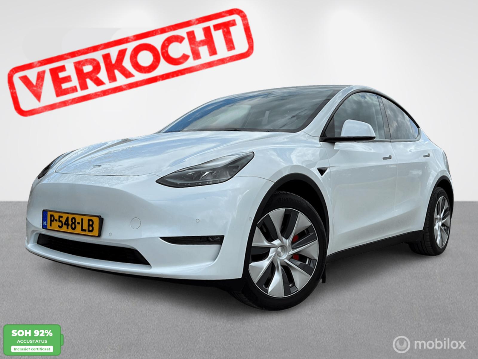 Tesla Model Y Long Range Dual Motor + Trekhaak BTW!! 2021 - voorkant
