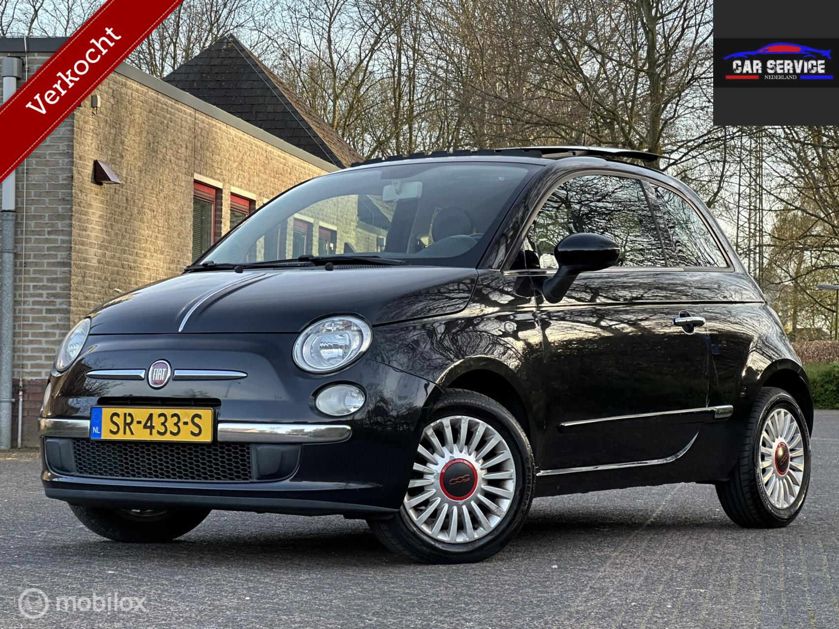 Fiat Fiat 500 1.2 Lounge 2012/PANO/LMV/APK/DO 2012 - voorkant