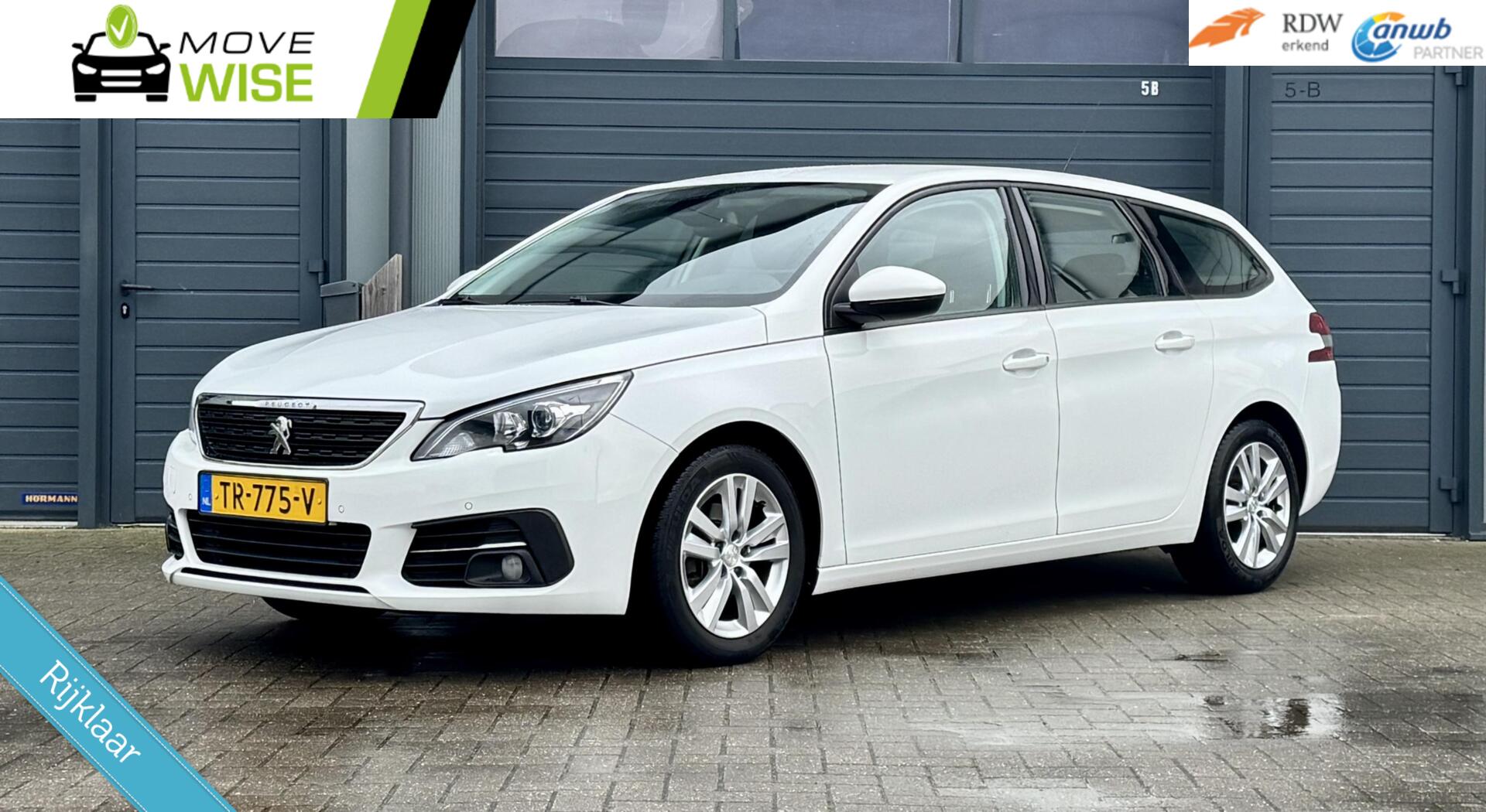 Peugeot 308 1.2 - 130pk  Allure | Facelift | Lage KM NAP | VOL AUTOMAAT | Trekhaak | Camera | 2018 - voorkant