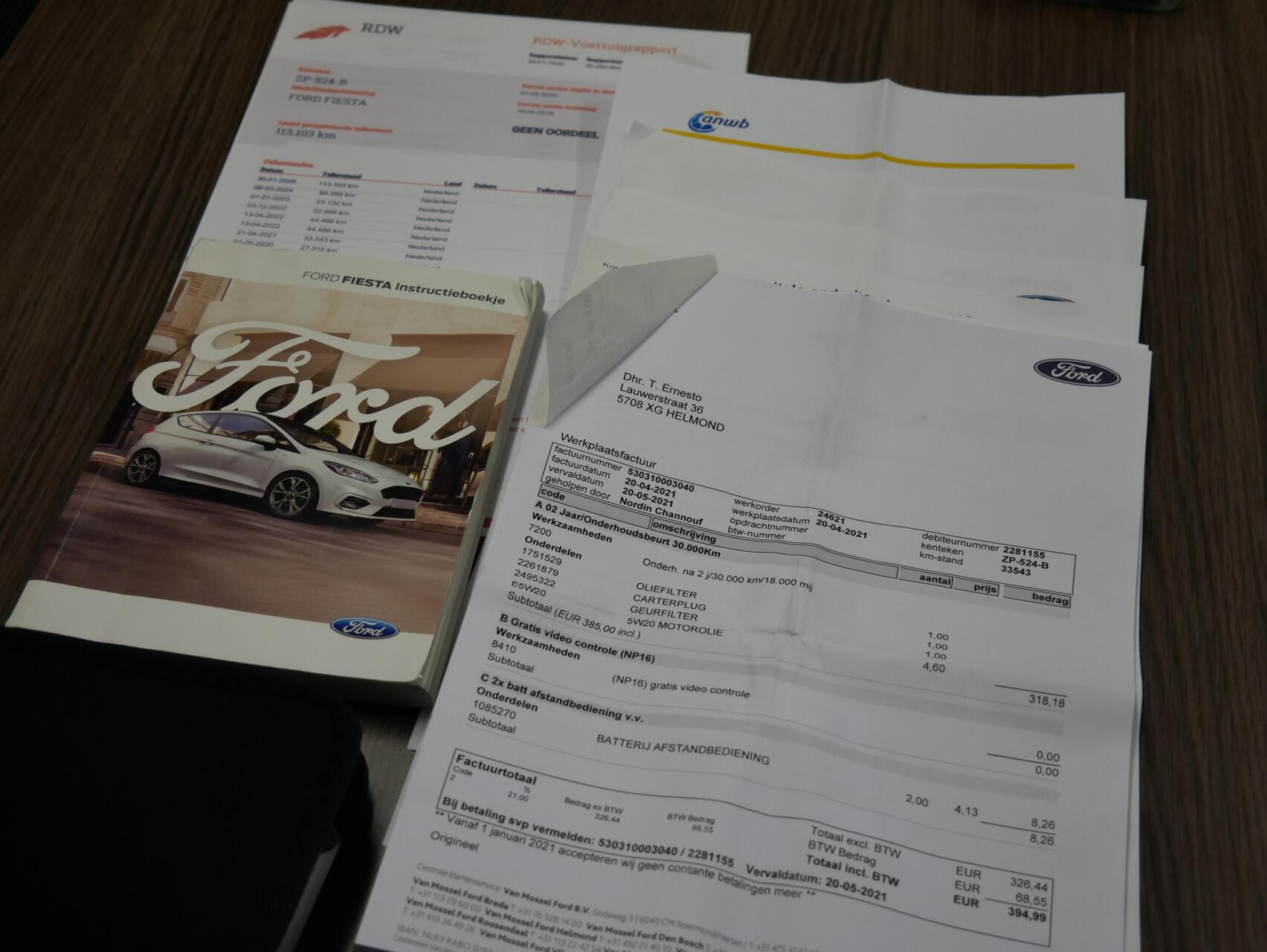 Foto van Ford Fiesta
