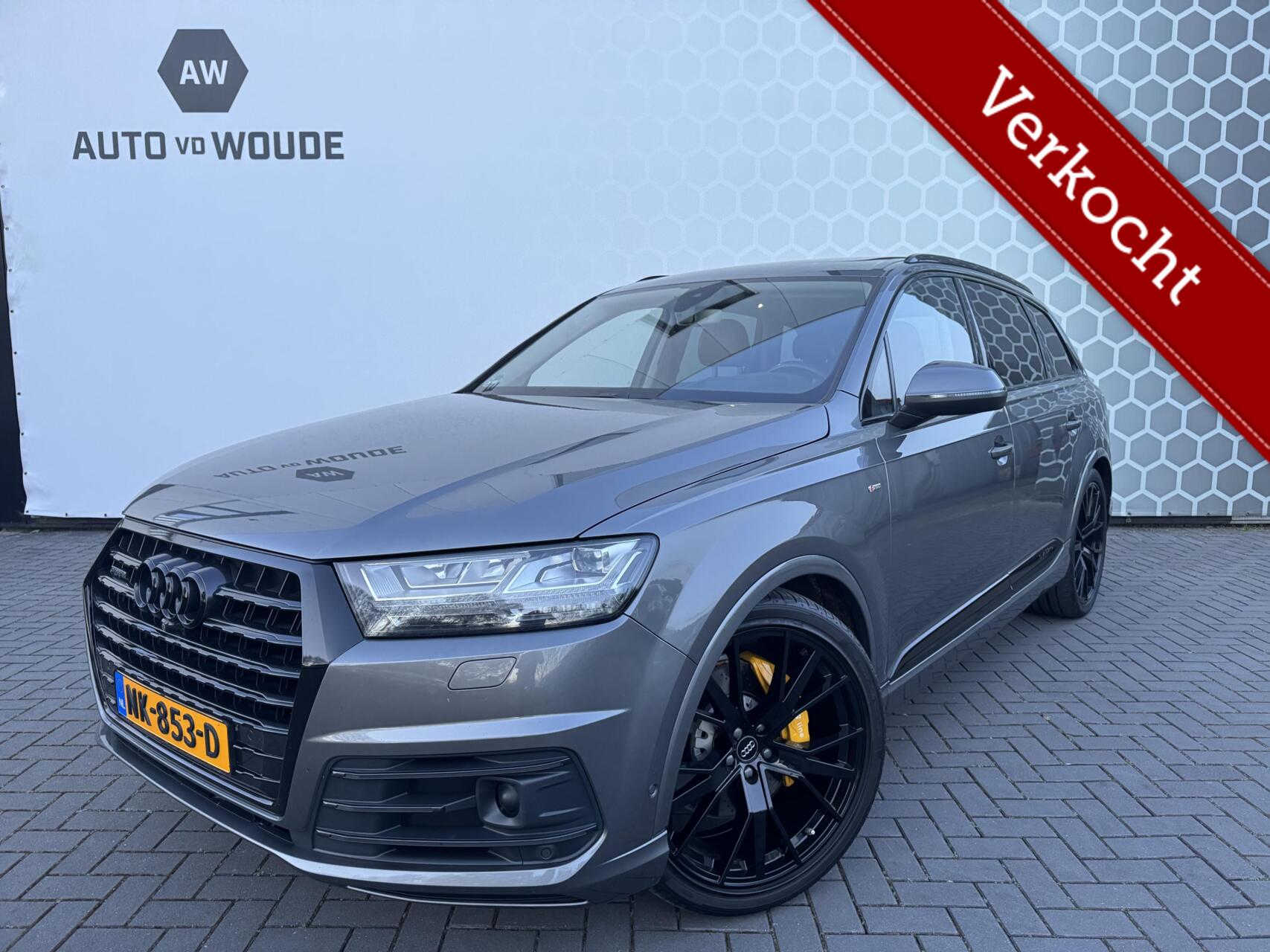 Audi Q7 3.0 TFSI quattro S-line 7 zitter Panoramadak Carplay 2015 - voorkant