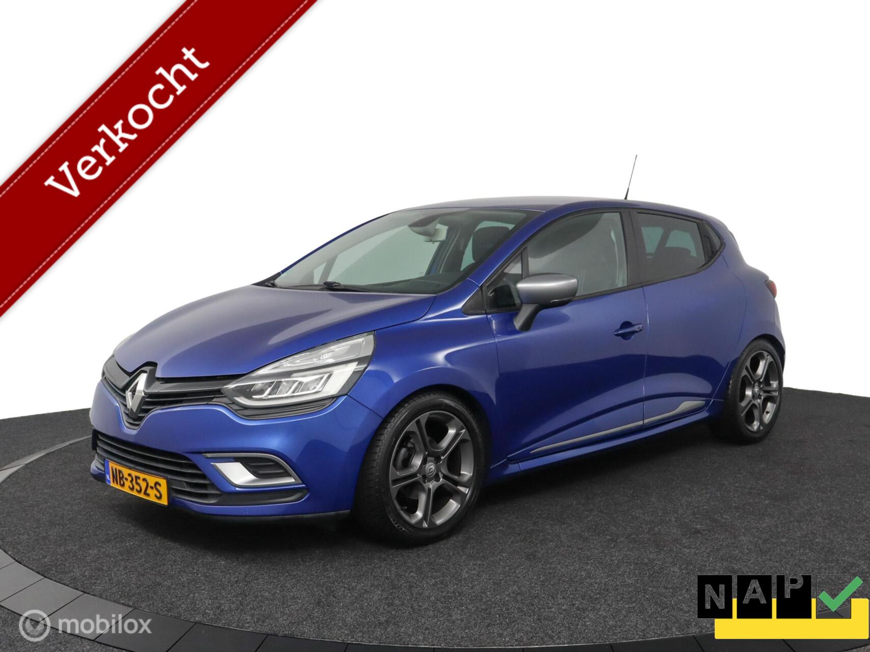 Renault Clio 1.2 TCe Intens Gt -Line | 120PK | 6 Versnellingen | Sportstoelen |bose audio | Dealerstaat | 2017 - voorkant