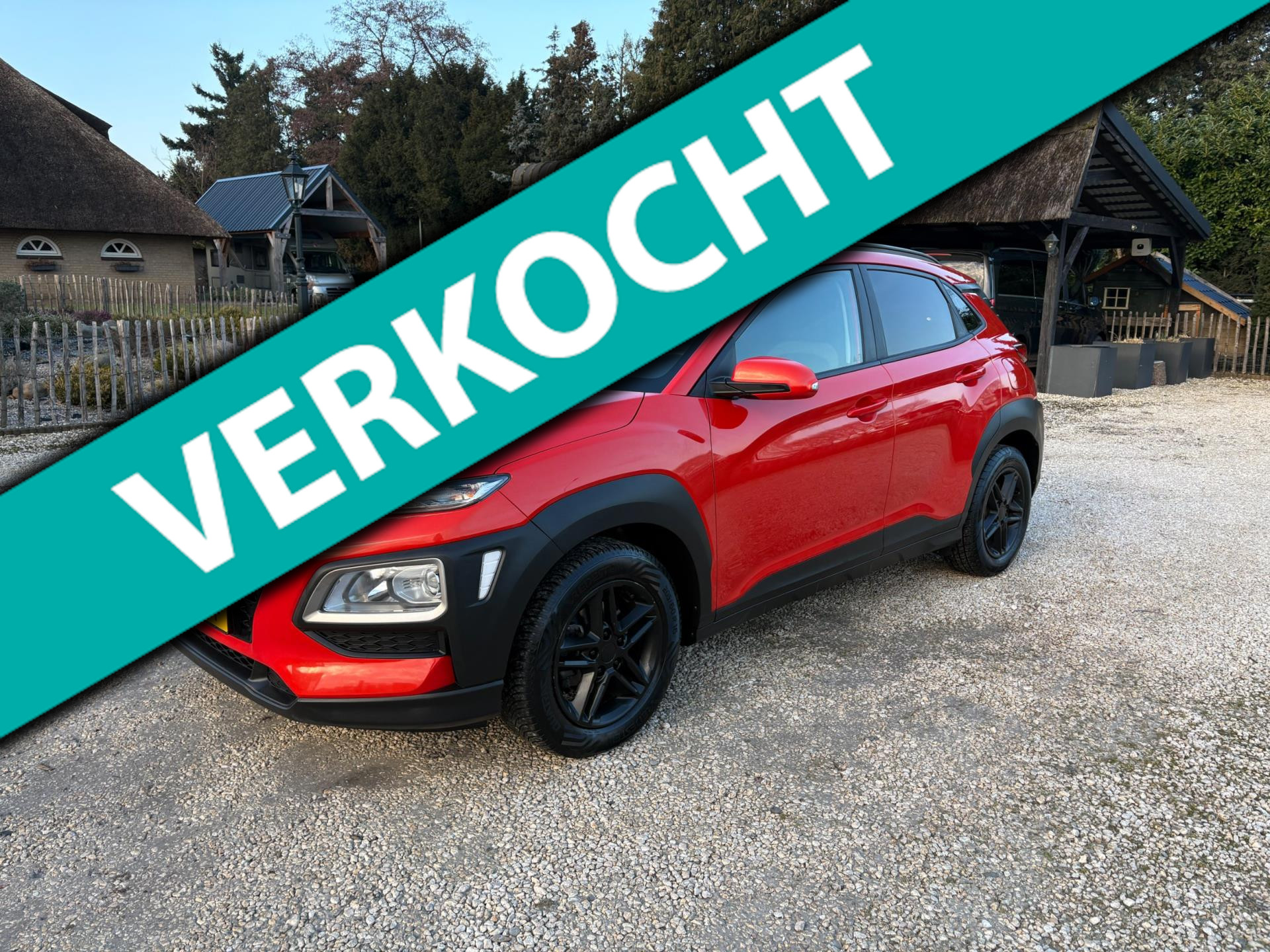 Hyundai Kona 1.0T Comfort Apple Carplay, Trekhaak, LED, parelmoer 2018 - voorkant