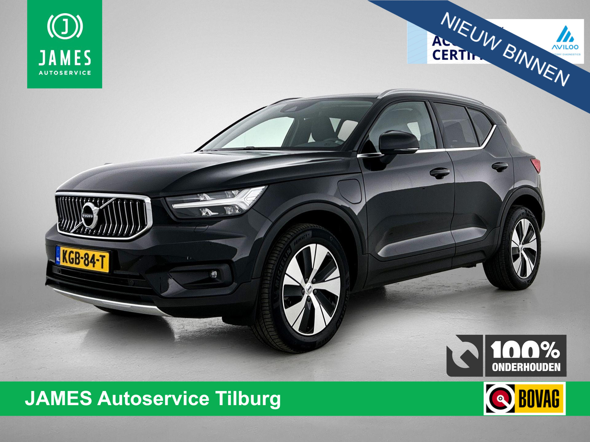 Volvo XC40 1.5 T4 Plug-in hybrid Dark 2021 - voorkant