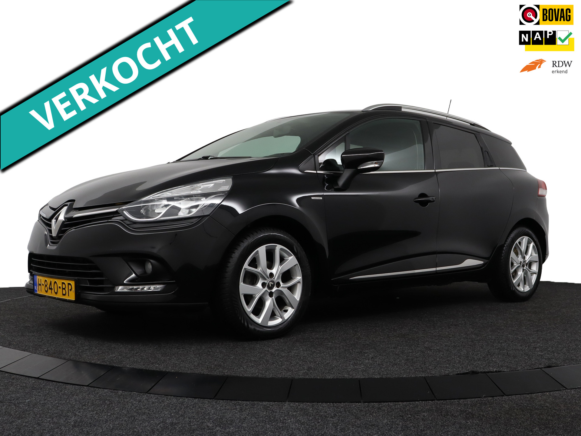 Renault Clio 0.9 TCe Limited Trekhaak/Airco/Navi/LM-vlg/PDC achter 2020 - voorkant