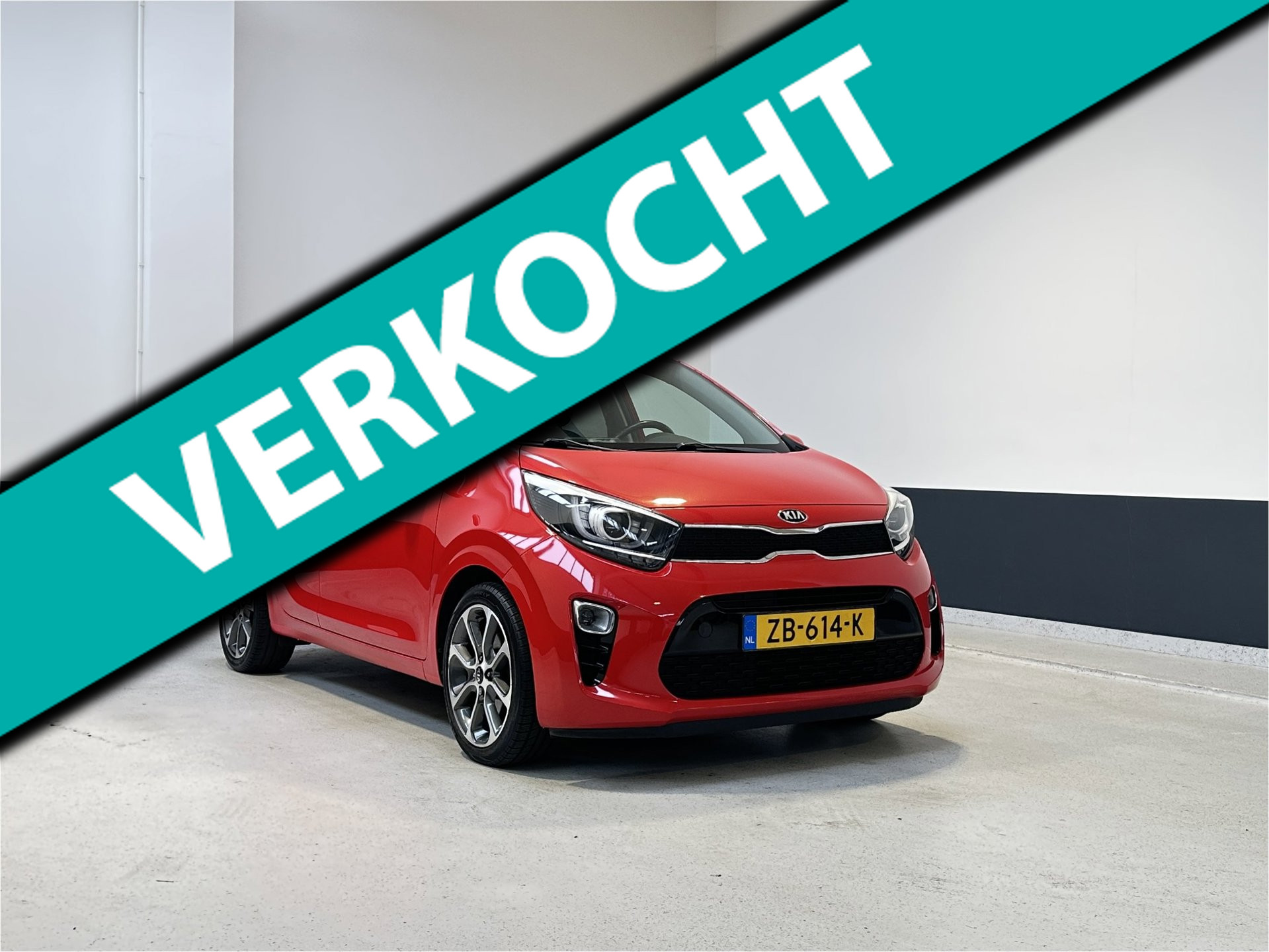 Kia Picanto 1.0 CVVT Design Edition | NL | 2 Eig | Lederen bekleding| Carplay/ Android Auto | Camera | 2019 - voorkant