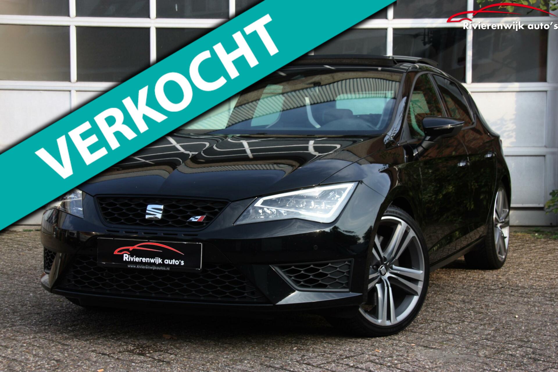 Seat Leon 2.0 TSI Cupra 280PK Pano DSG Schaalstoelen Led Vol 2015 - voorkant