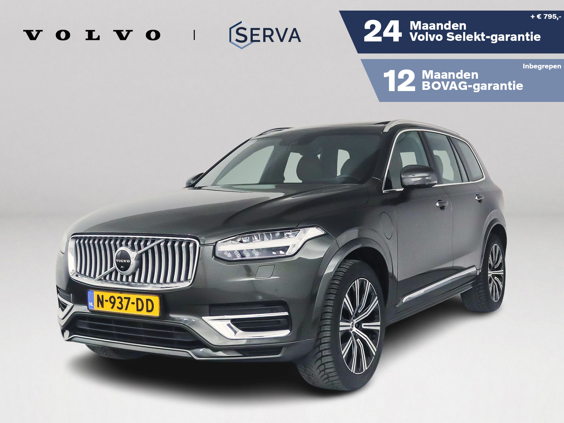 Volvo Xc90 T8 Recharge AWD Inscription Exclusive | Panoramadak | 360° camera | Bowers & Wilkins | Luchtvering | Stoelventilatie 2021 - voorkant