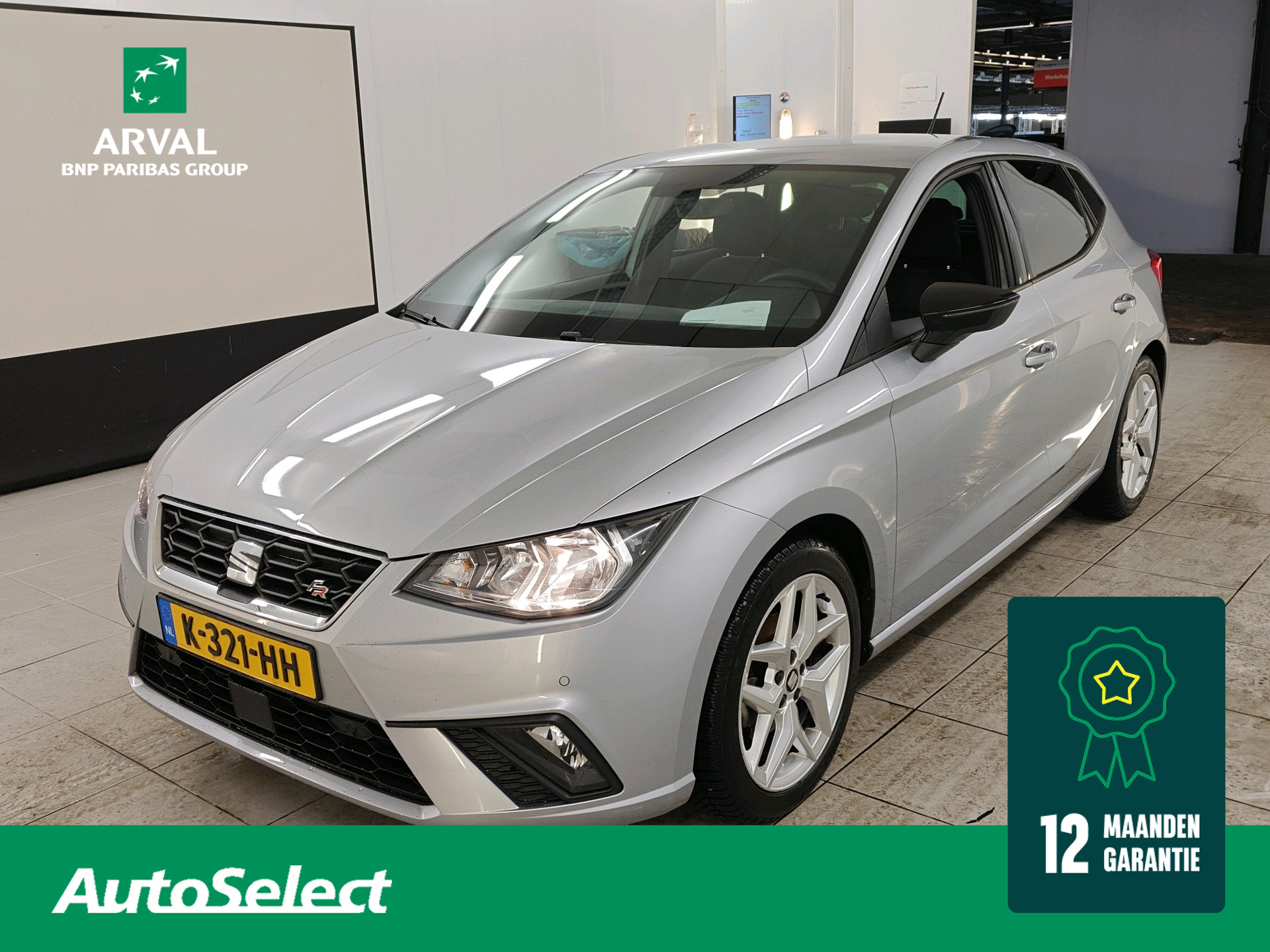 Seat Ibiza 1.0 TSI 110pk FR Business Intense | Navi | CarPlay | ECC | Parkeersensoren V + A | Camera | 17" Velgen | Cruise Control 2021 - voorkant