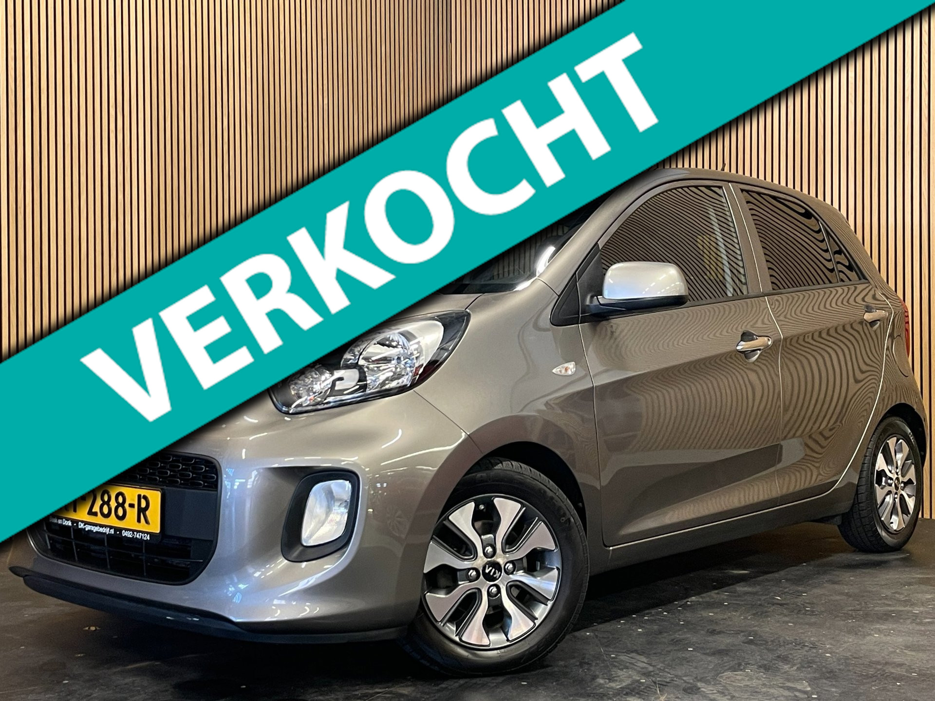 Kia Picanto 1.0 CVVT DynamicLine|5-DEURS|FACELIFT|AIRCO|CLIMATE CONTROL|STOEL+STUURVERWARMING|BLUETOOTH|START/STOP|ESP|LMV| 2016 - voorkant