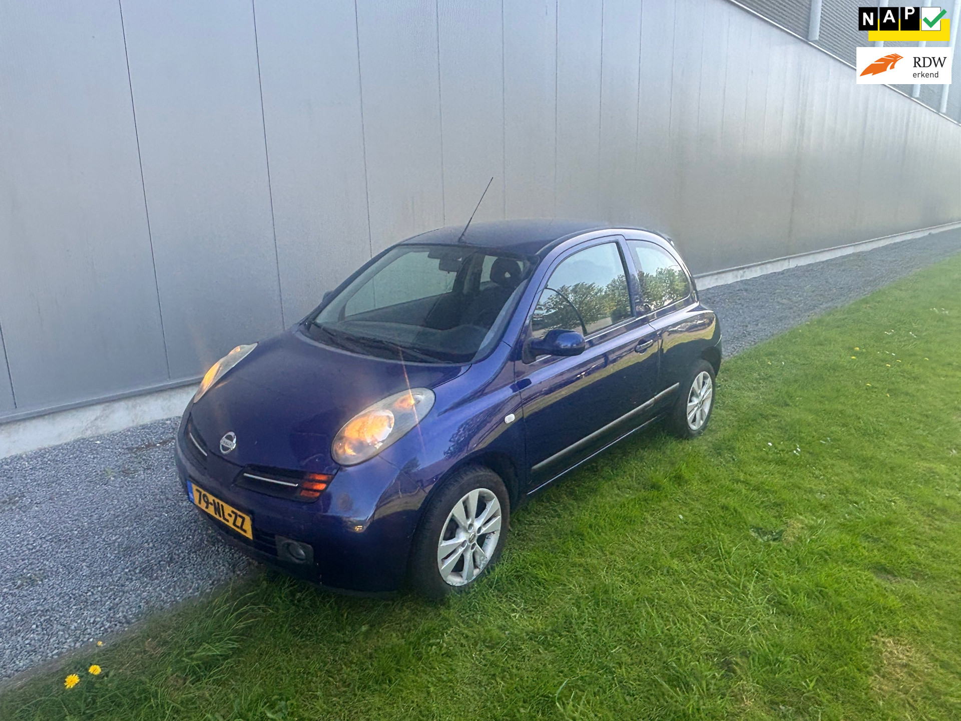 Nissan Nissan Micra 1.2 Tekna |Airco|Apk|Elek Pakket| 2004 - voorkant