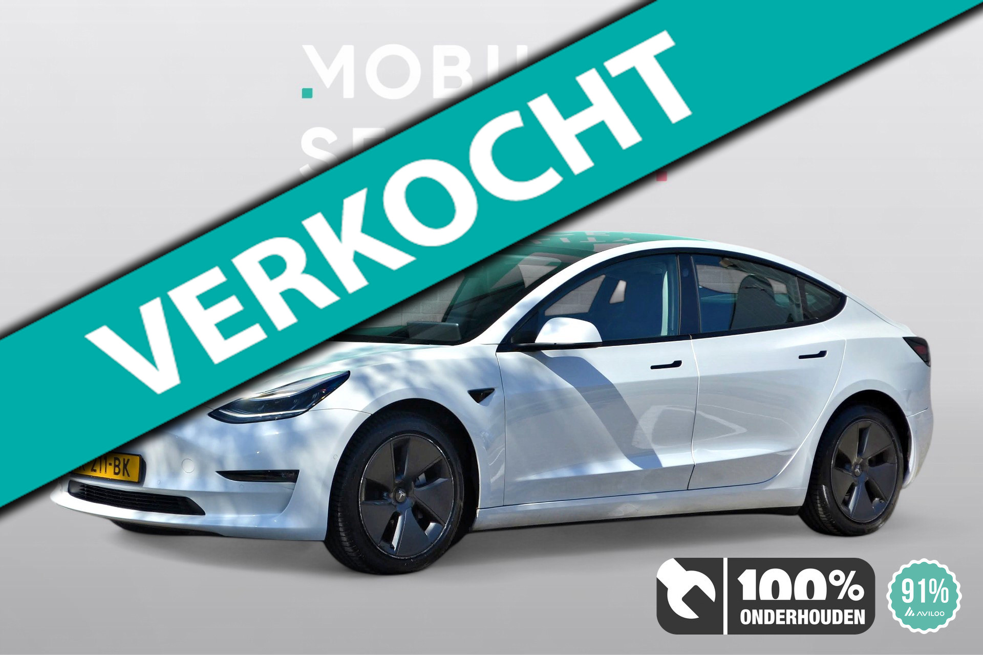 Tesla Model 3 Long Range AWD 75 kWh SOH91% Pano Clima AutoPilot 2020 - voorkant