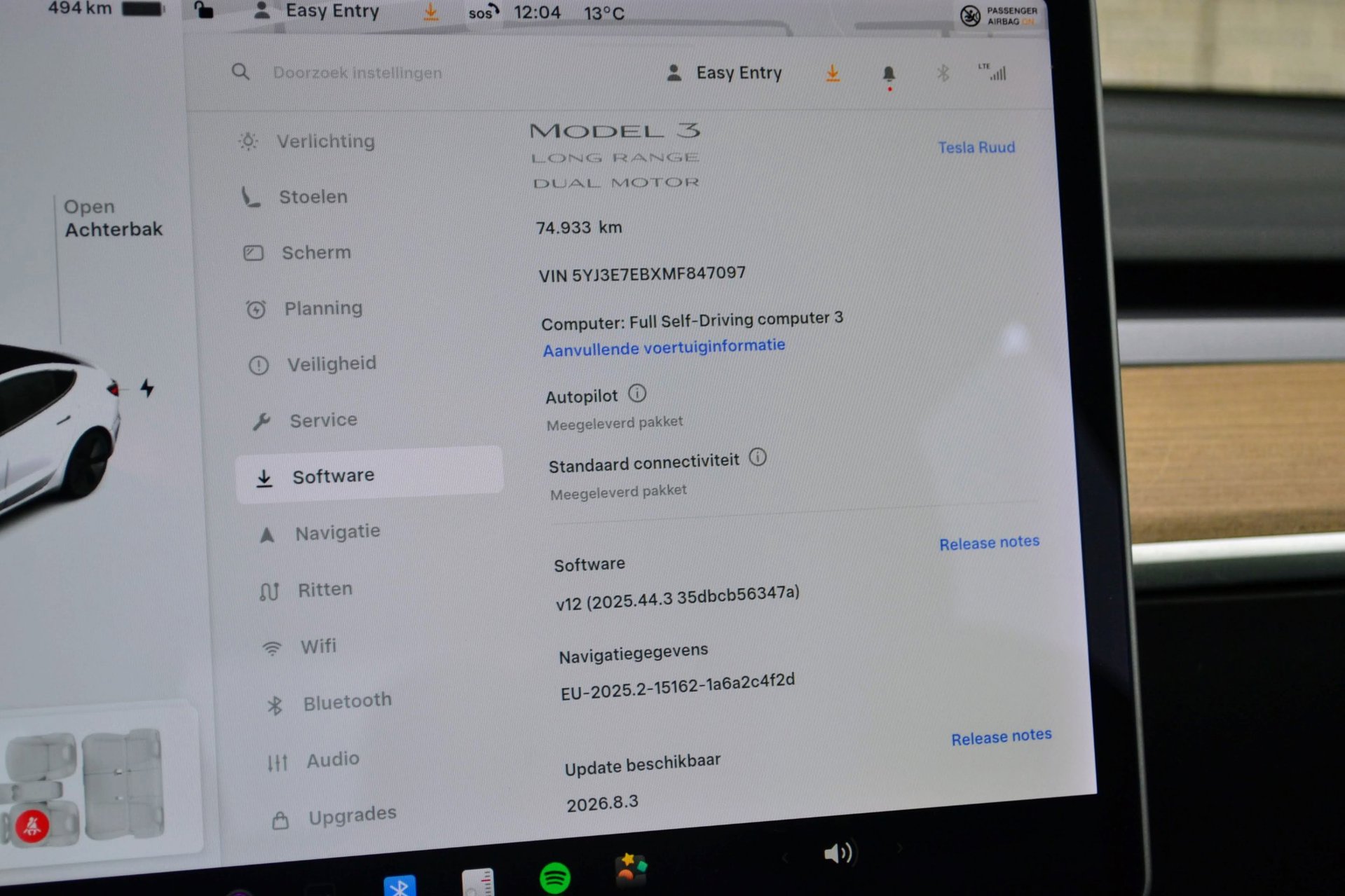 Foto van Tesla Model 3