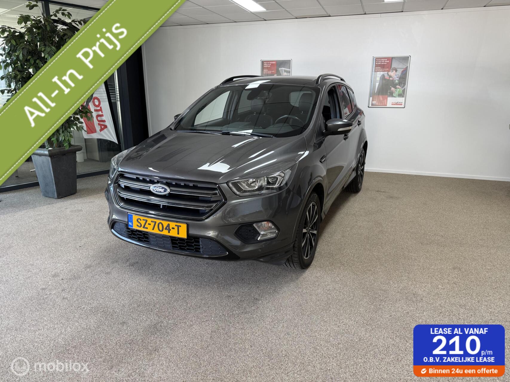 Ford Kuga 1.5 EcoBoost ST Line, Incl nieuwe Apk en Grote beurt 2018 - voorkant