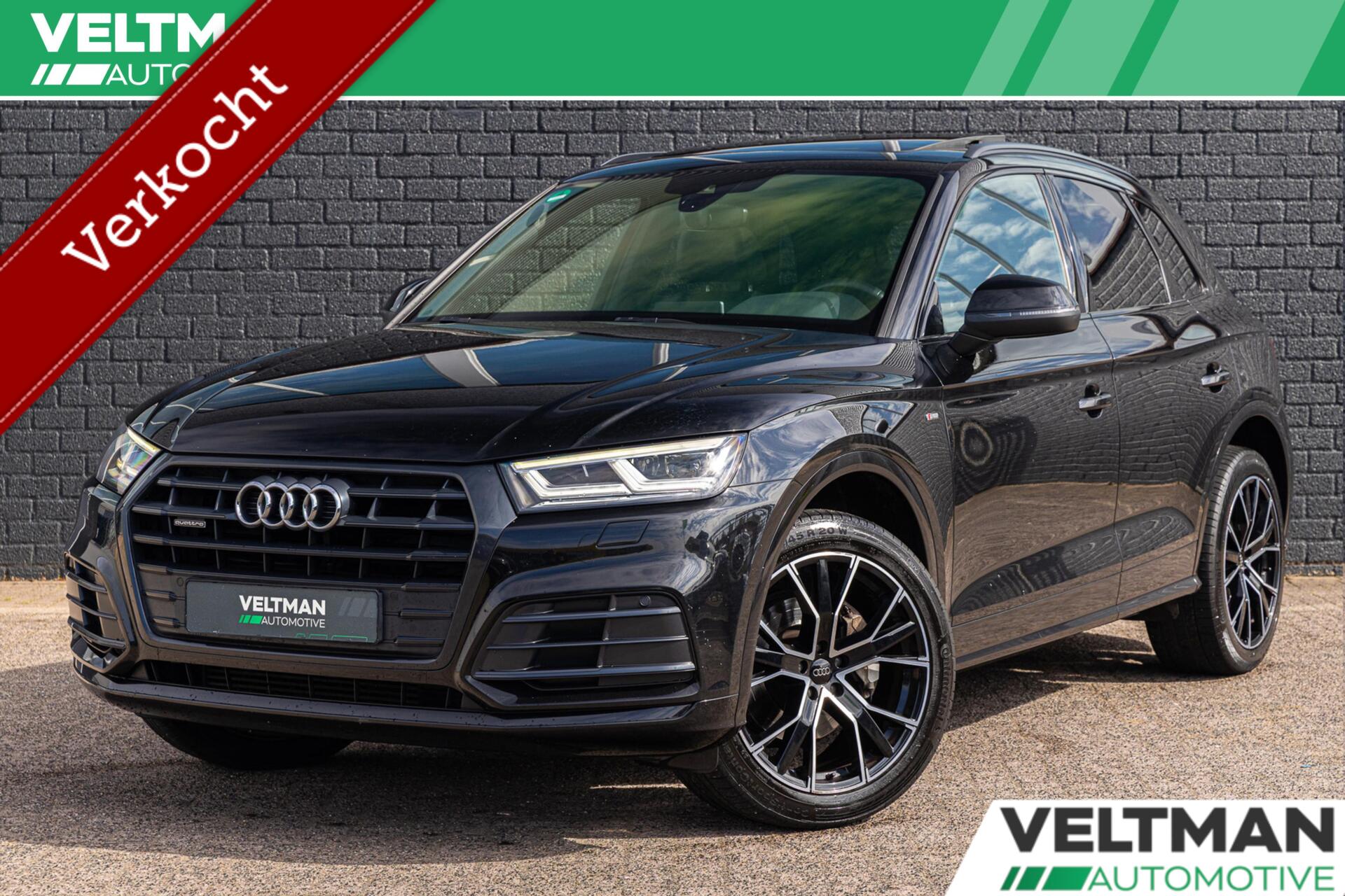 Audi Q5 2.0 TFSI quattro Sport S Line Black Edition PANO TREKHAAK B&O 2017 - voorkant