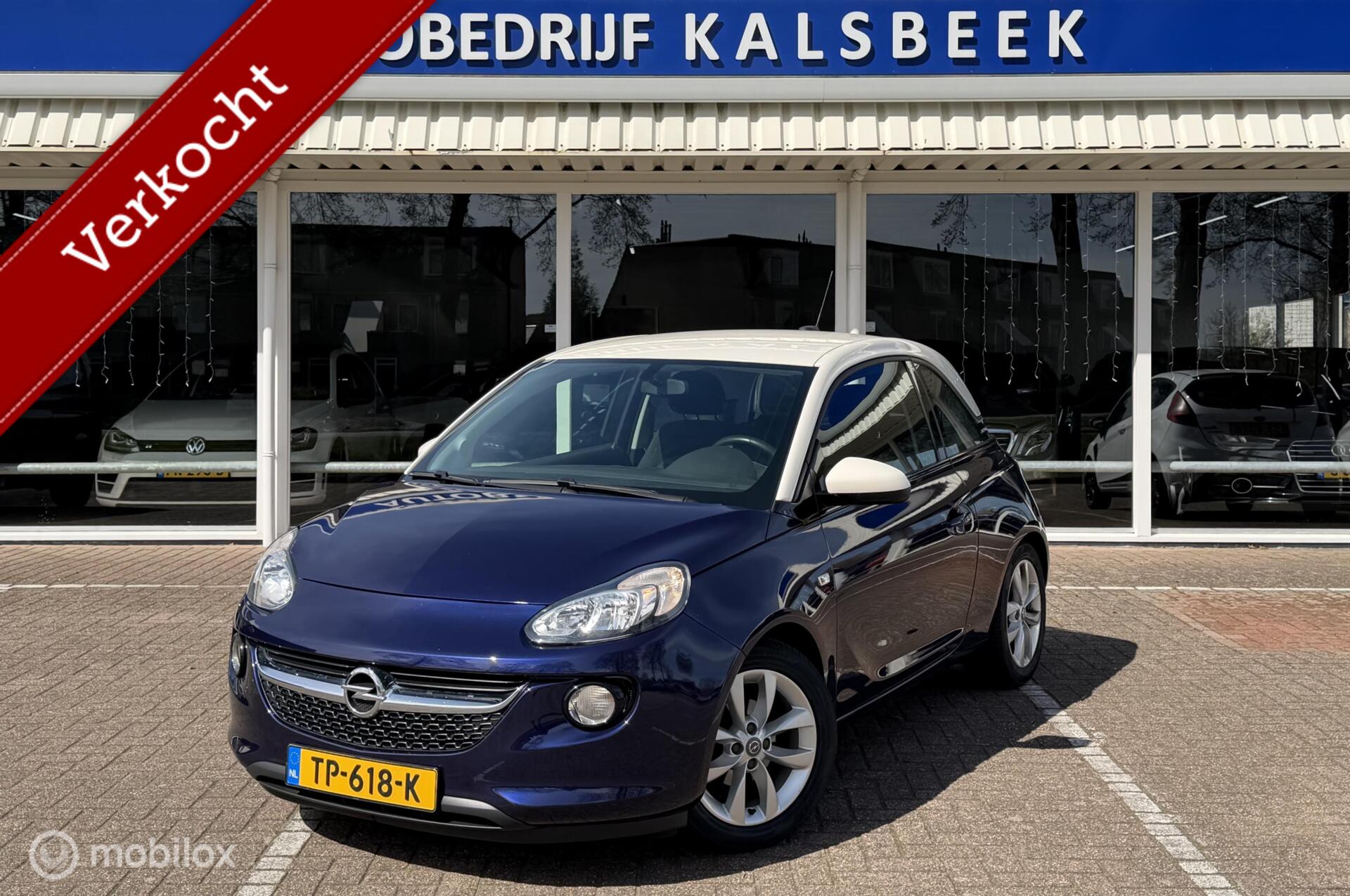 Opel Adam 1.0 Turbo Jam Favourite|Cruise|Airco|Groot scherm| 2018 - voorkant