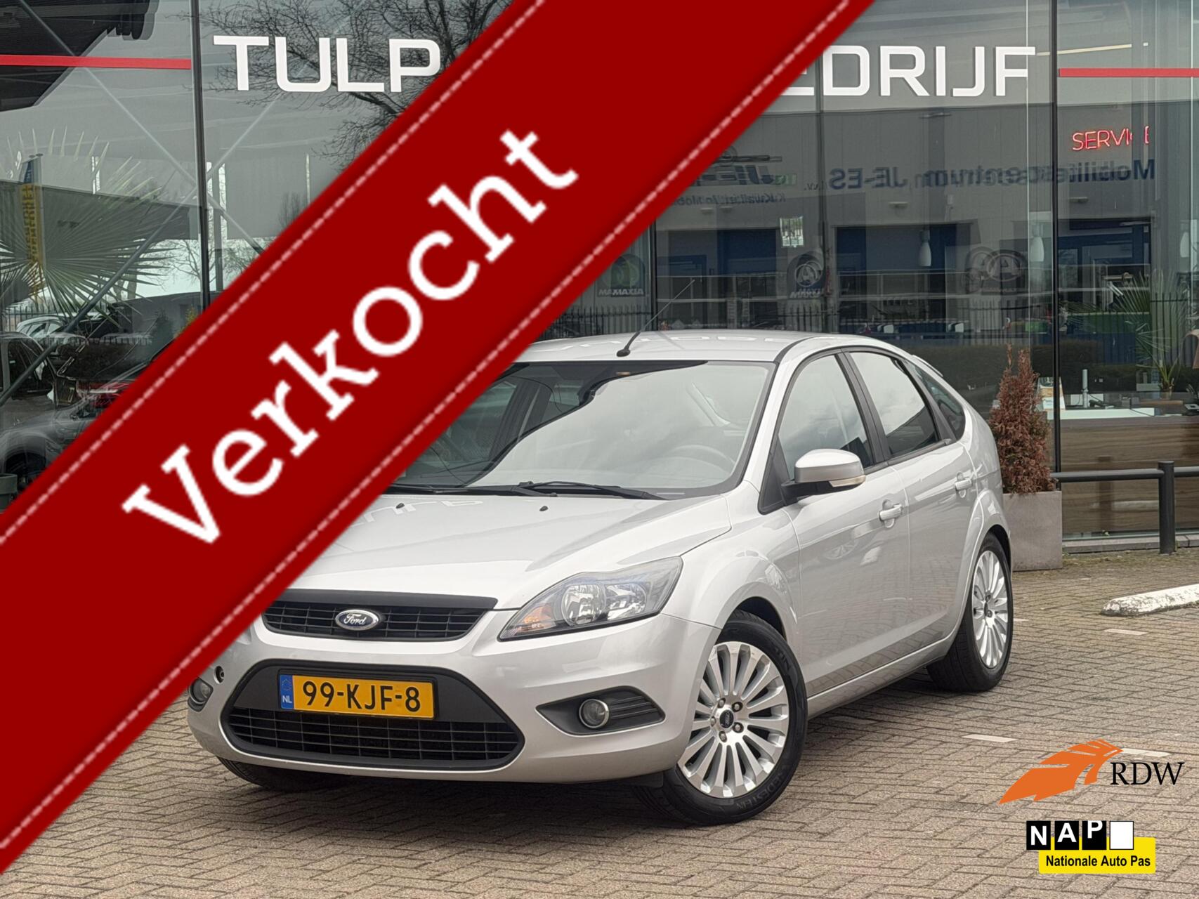 Ford Focus 1.8 Limited Flexi Fuel Airco Clima Cruise NAV PDC 2009 - voorkant