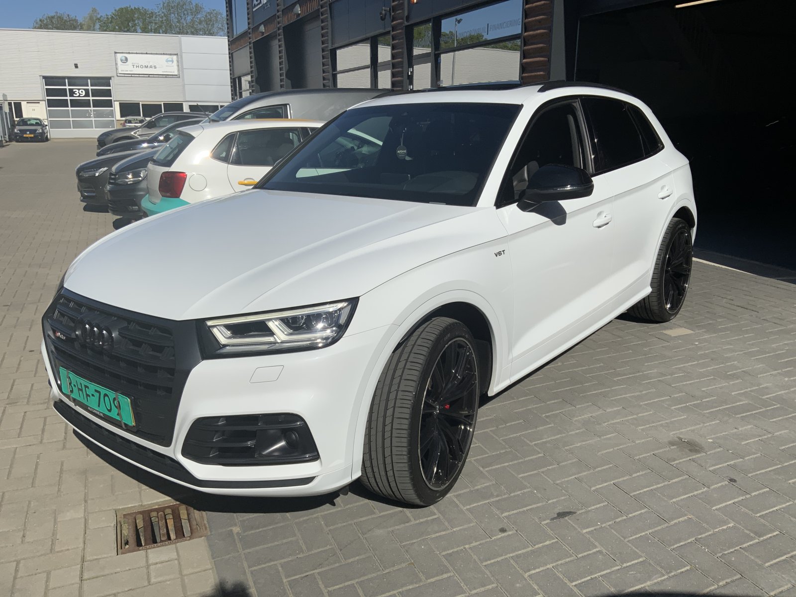 Audi Q5 3.0 TFSI V6 Quattro|PANO|SFEER|ABT|VIRTUAL|CARBON 2018 - voorkant