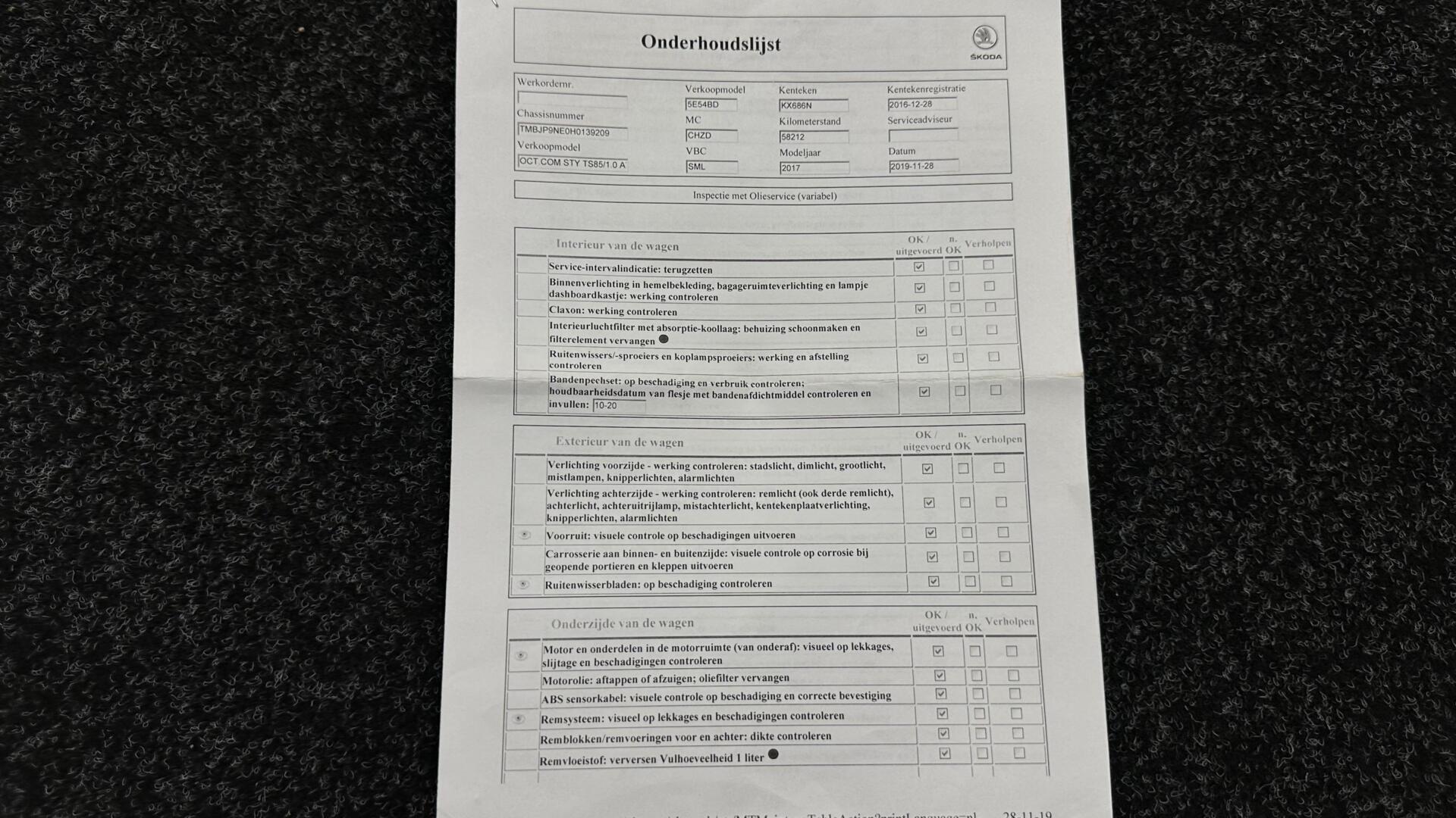 Foto van Skoda Octavia