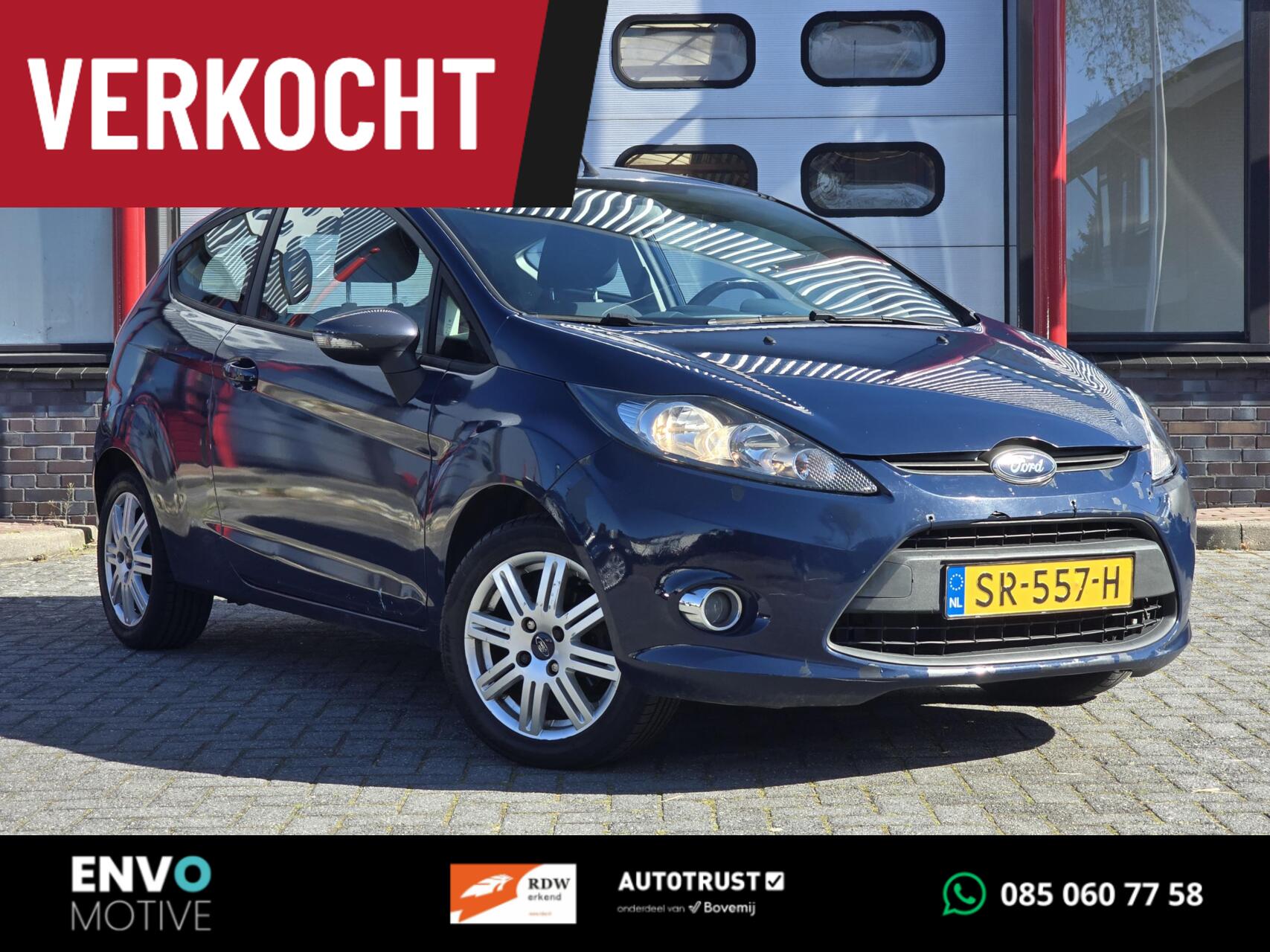 Ford Fiesta 1.4 Trend Automaat/Airco/AUX/LMV/Goedkoop! 2011 - voorkant