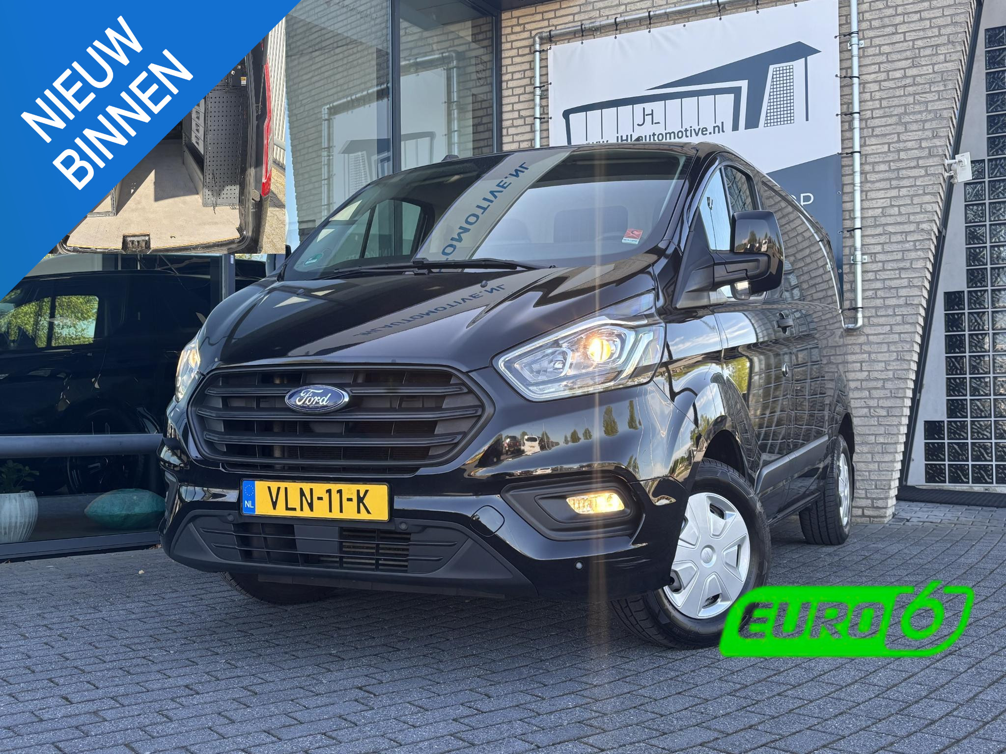Ford Transit Custom 300 2.0 TDCI L1H1*A/C*CRUIS*NAVI*HAAK*INRICHTING* 2021 - voorkant