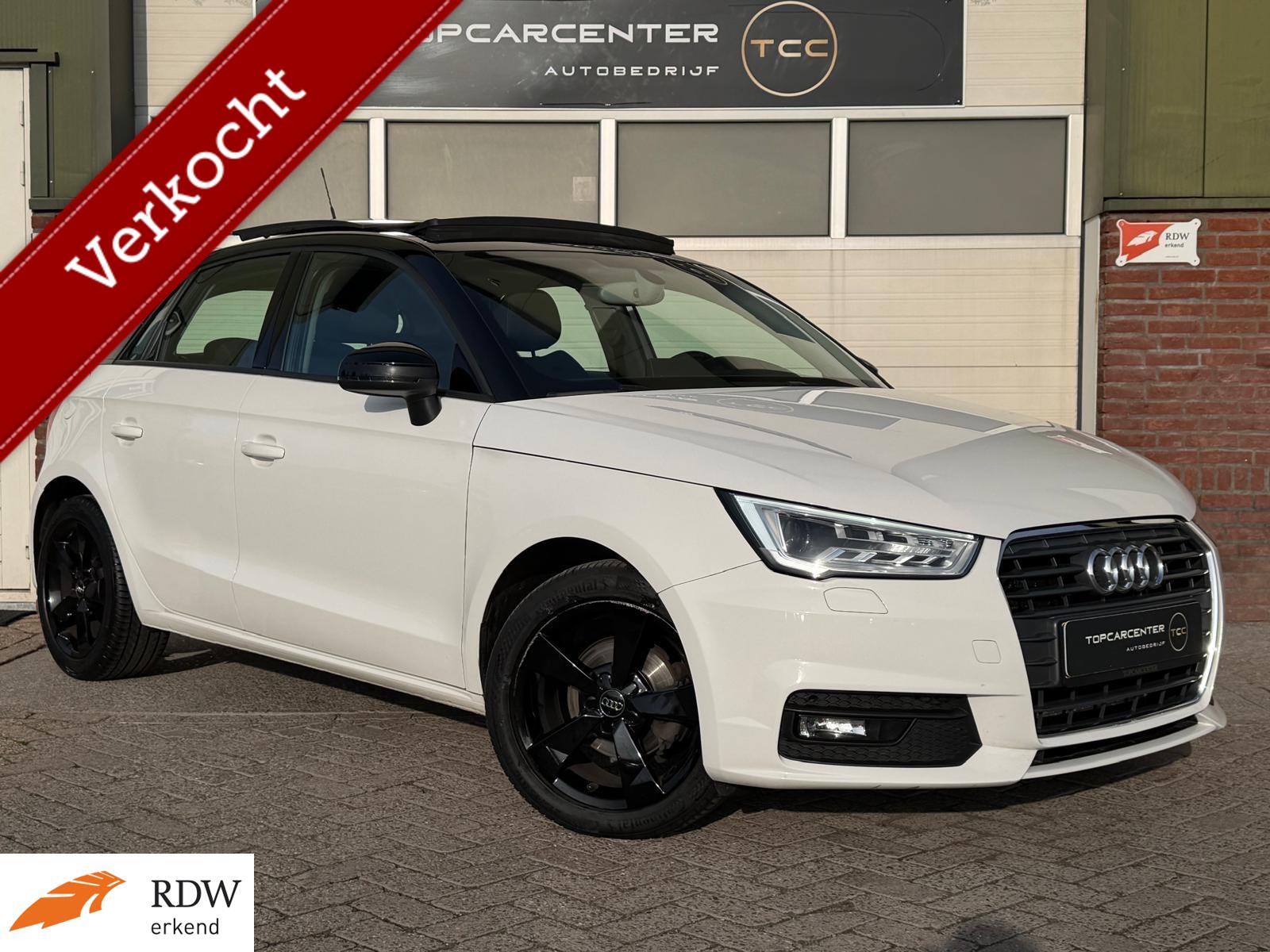 Audi A1 Sportback 1.0 TFSI Sport/PANO/STOELV/PARKS/KEYLESS 2016 - voorkant